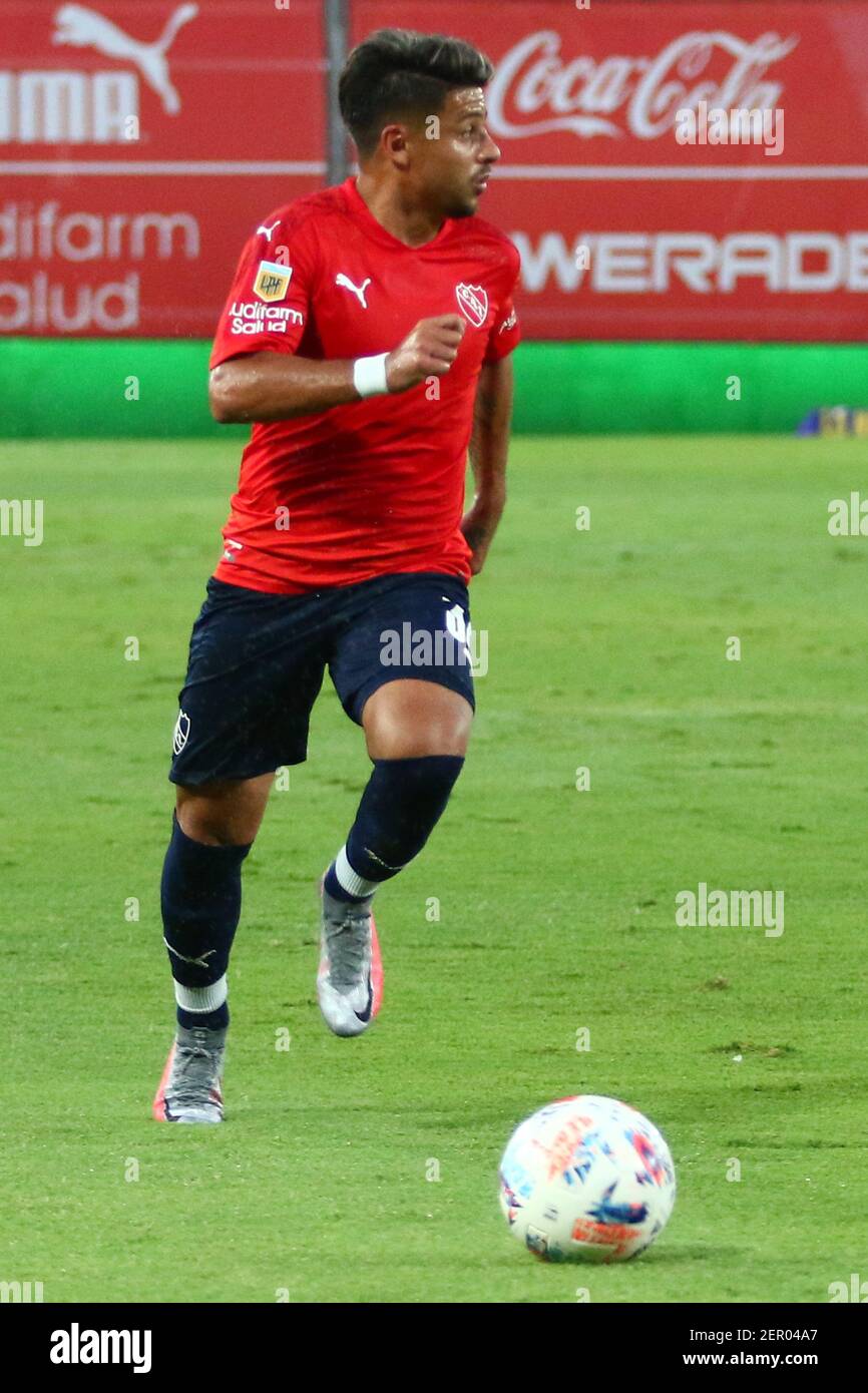 BUENOS AIRES, 27.02.2021: Di durante la partita tra Independiente e Gimnasia per la Copa Liga Profesional Argentina (Néstor J. Beremblum) Foto Stock