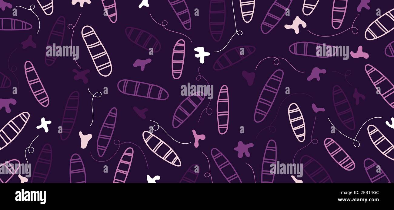 Disegno astratto viola doodle di disegno decorativo di modello di disegno libero di forma. Design sovrapposto di sfondo di stile organico. Illustrazione Vettoriale