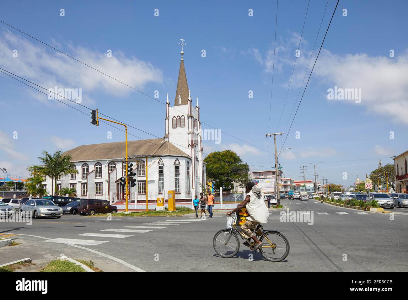Chiesa di Sant'Andrea in Georgetown Guyana Sud America Foto Stock