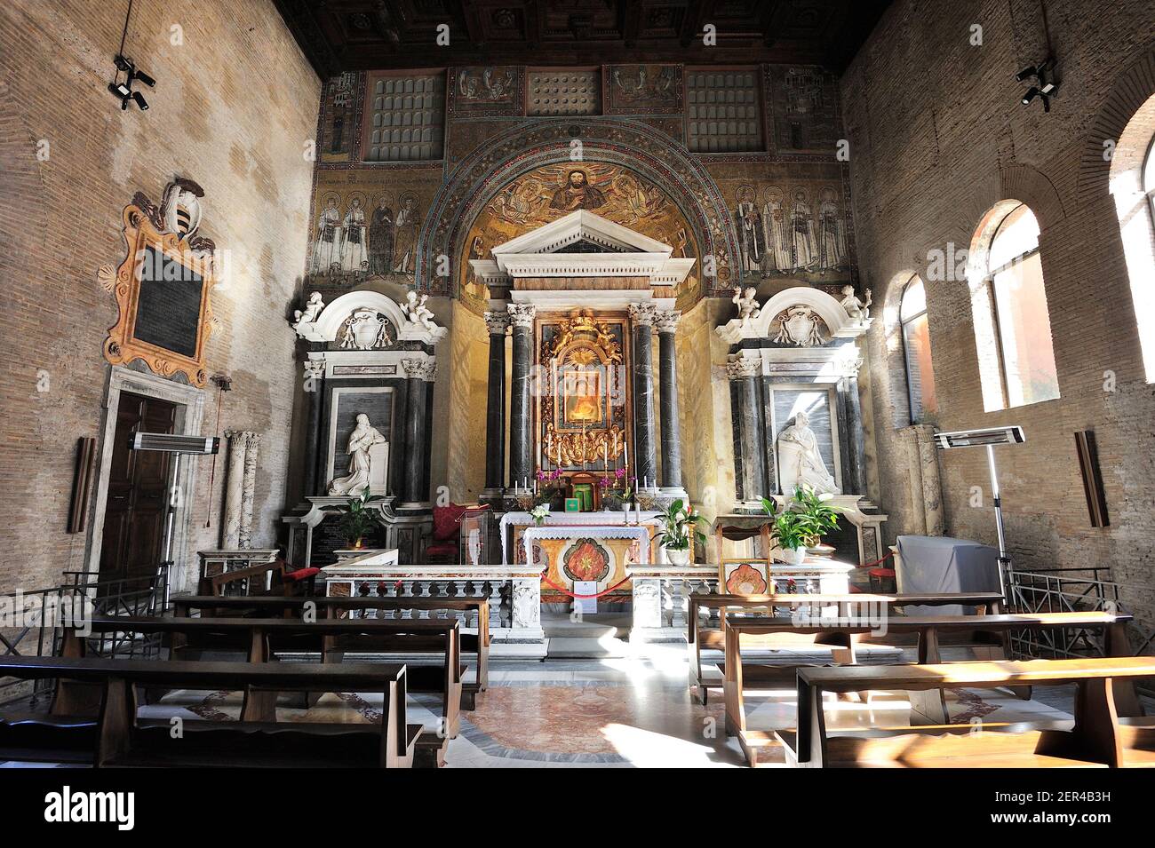 Italia, Roma, San Giovanni in Laterano, Battistero Lateranense, battistero, Cappella di San Venanzio Foto Stock