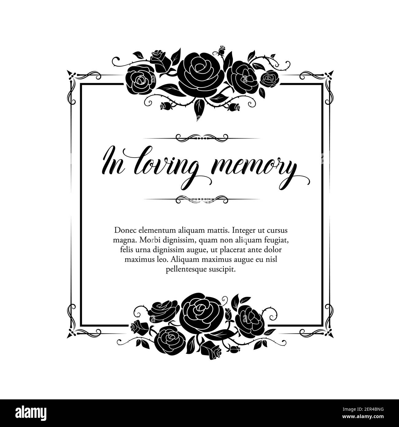 Cornice Commemorativa Eronm Con Scritta "In Loving Memory" | Idea Regalo Per Lutto, Ricordo Di Una Persona Cara | Legno E Metallo, 20x15 Cm