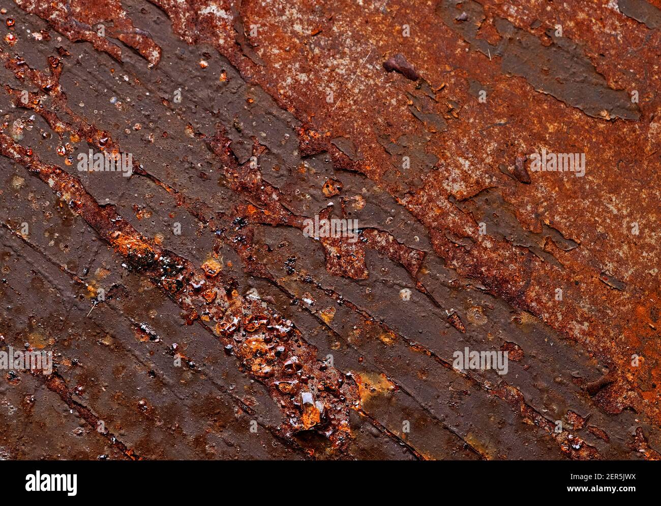 Sfondo del metallo rustico Foto Stock