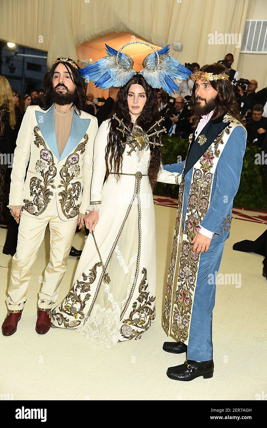 Alessandro Michele, Lana del Rey & Jared Leto partecipa al Costume  Institute benefit al Metropolitin Museum of Art all'apertura dei corpi  celesti: Moda e immaginazione cattolica il 7 maggio 2018 a New