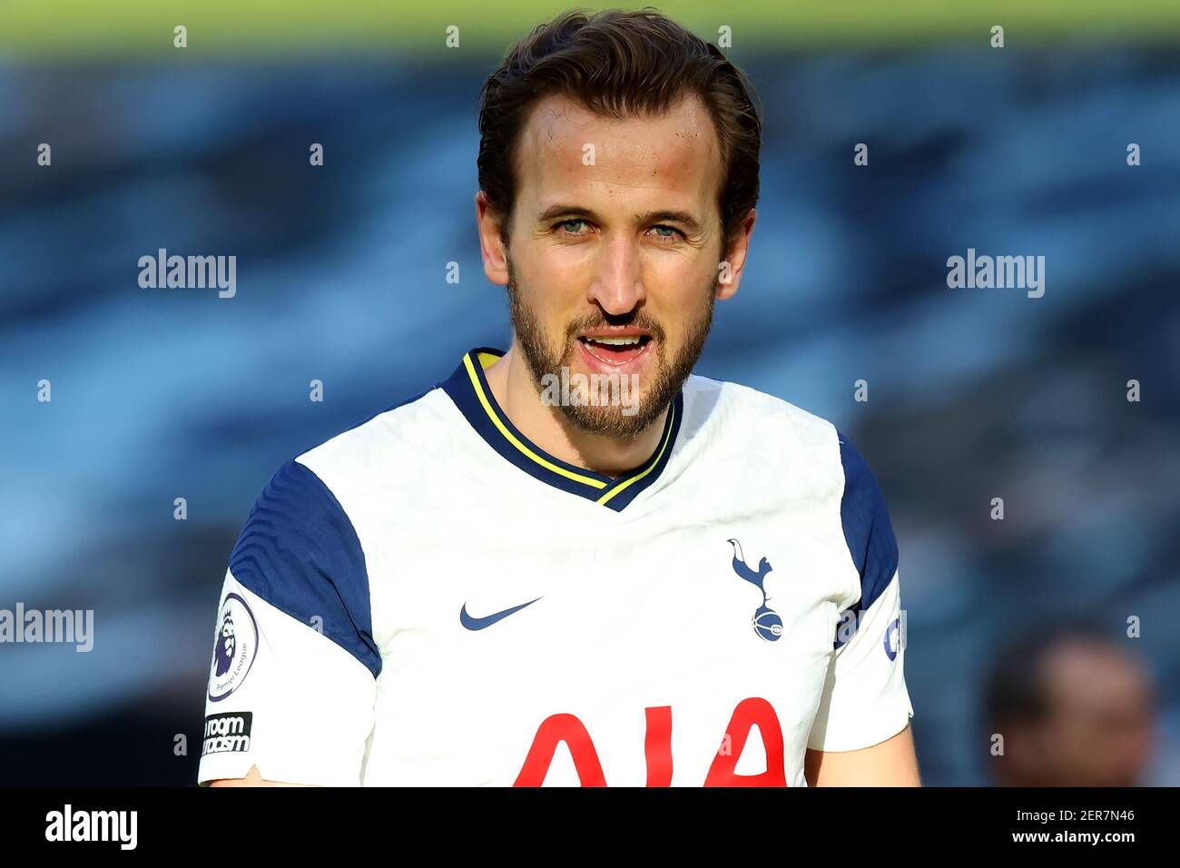 Tottenham Hotspur Stadium, Londra, Regno Unito. 28 Feb 2021. Calcio della Premier League inglese, Tottenham Hotspur contro Burnley; Harry Kane di Tottenham Hotspur Credit: Action Plus Sports/Alamy Live News Foto Stock