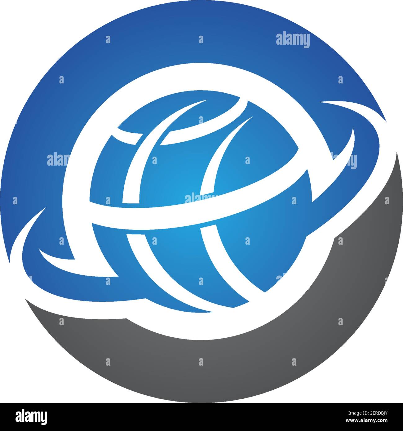 Modello di logo Wire World disegno di illustrazione di icone vettoriali Illustrazione Vettoriale