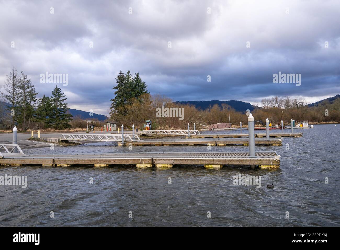 Il Lake Sammamish state Park è un parco situato all'estremità meridionale del lago Sammamish, nella contea di King, Washington, Stati Uniti. Il parco è amministrato dalla WAS Foto Stock