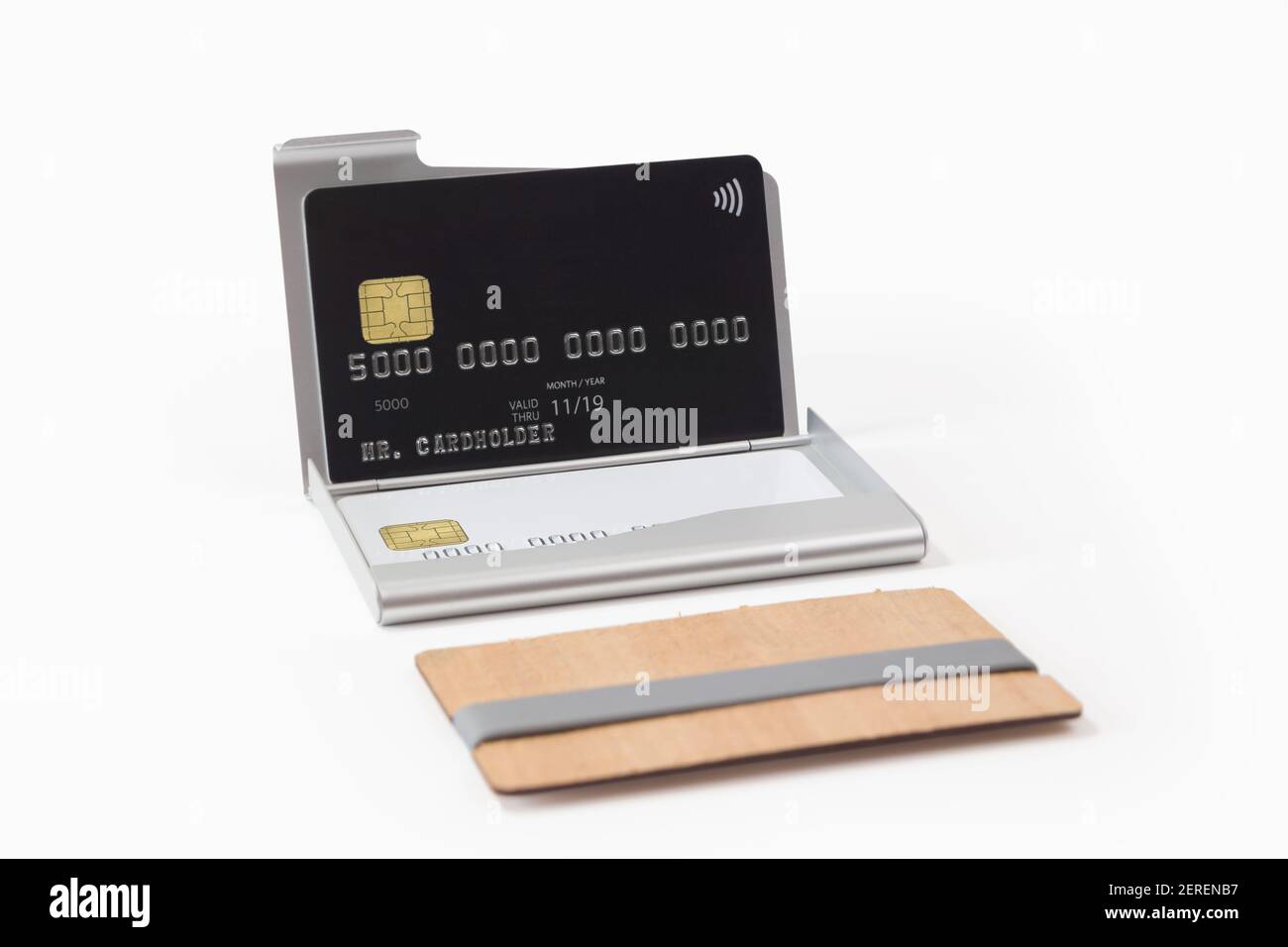 10 PZ COPERCHIO carta trasparente PVC per proteggere carte di credito
