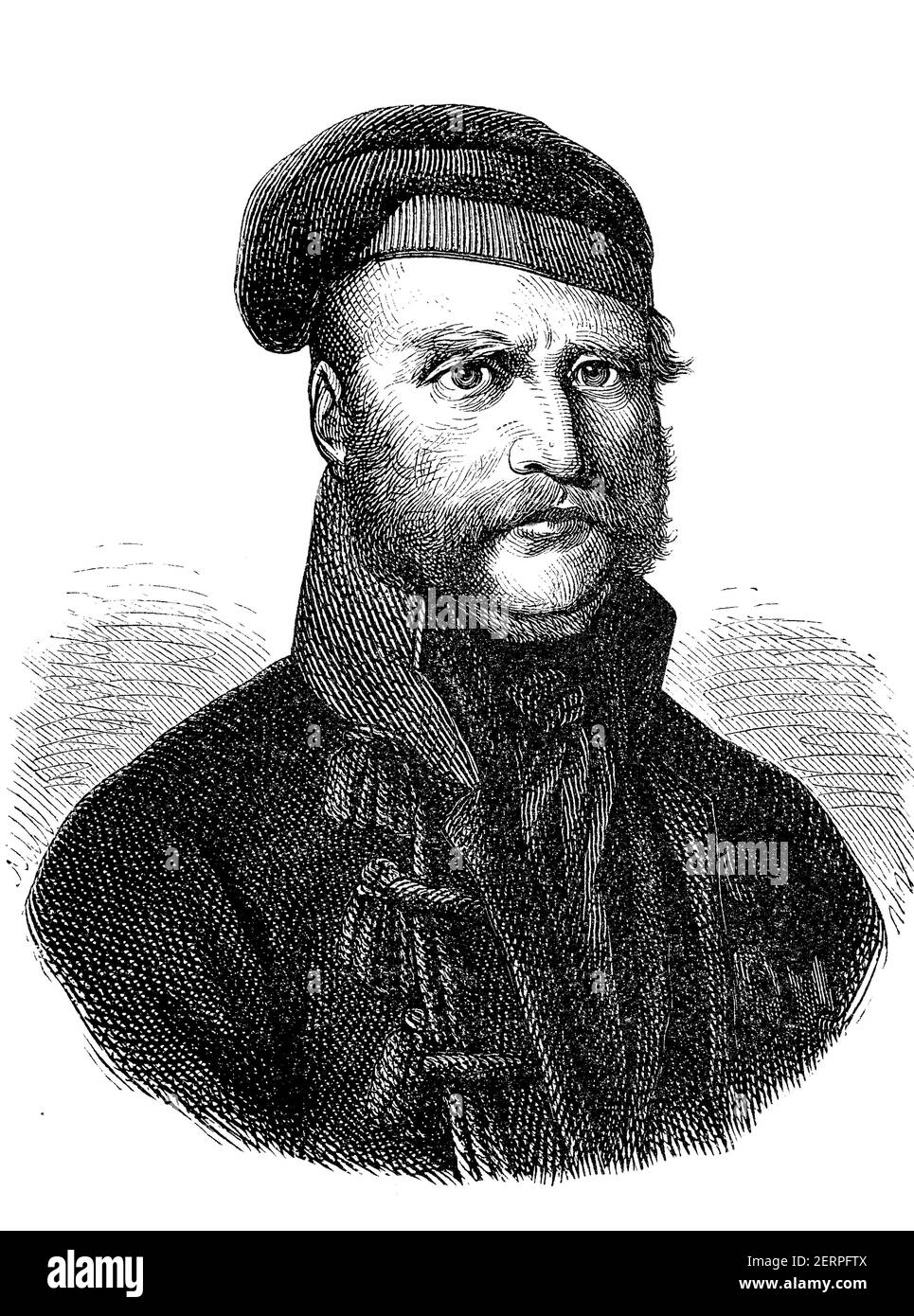 Federico Guglielmo di Brunswick, detto anche Duca Nero, dal 9 ottobre 1771 al 16 giugno 1815, è stato uno degli eroi folk tedeschi delle guerre napoleoniche, Foto Stock