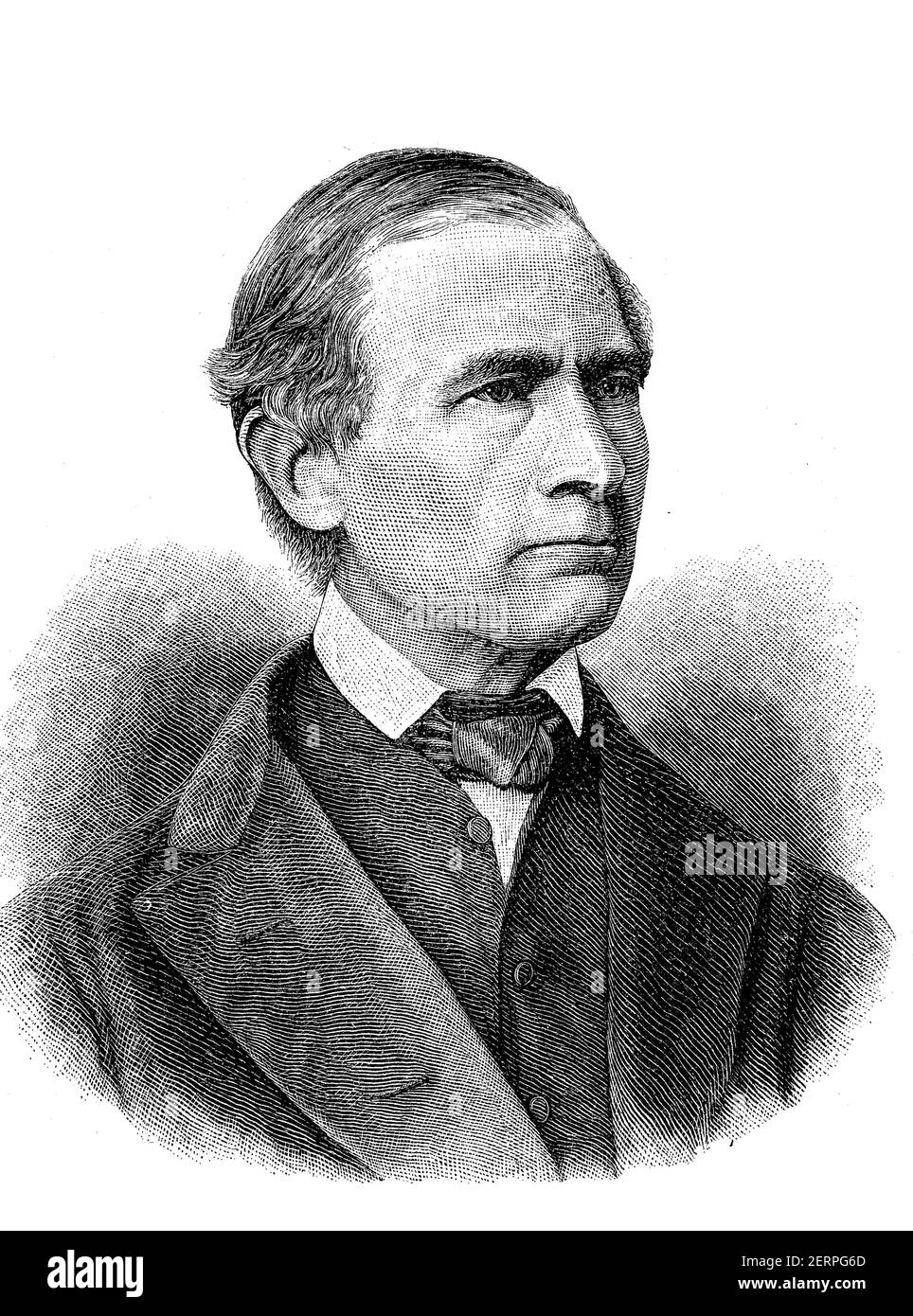 Johann Gottfried Galle, 9 giugno 1812 – 10 luglio 1910, è stato un . Era coinvolto nella scoperta Foto Stock