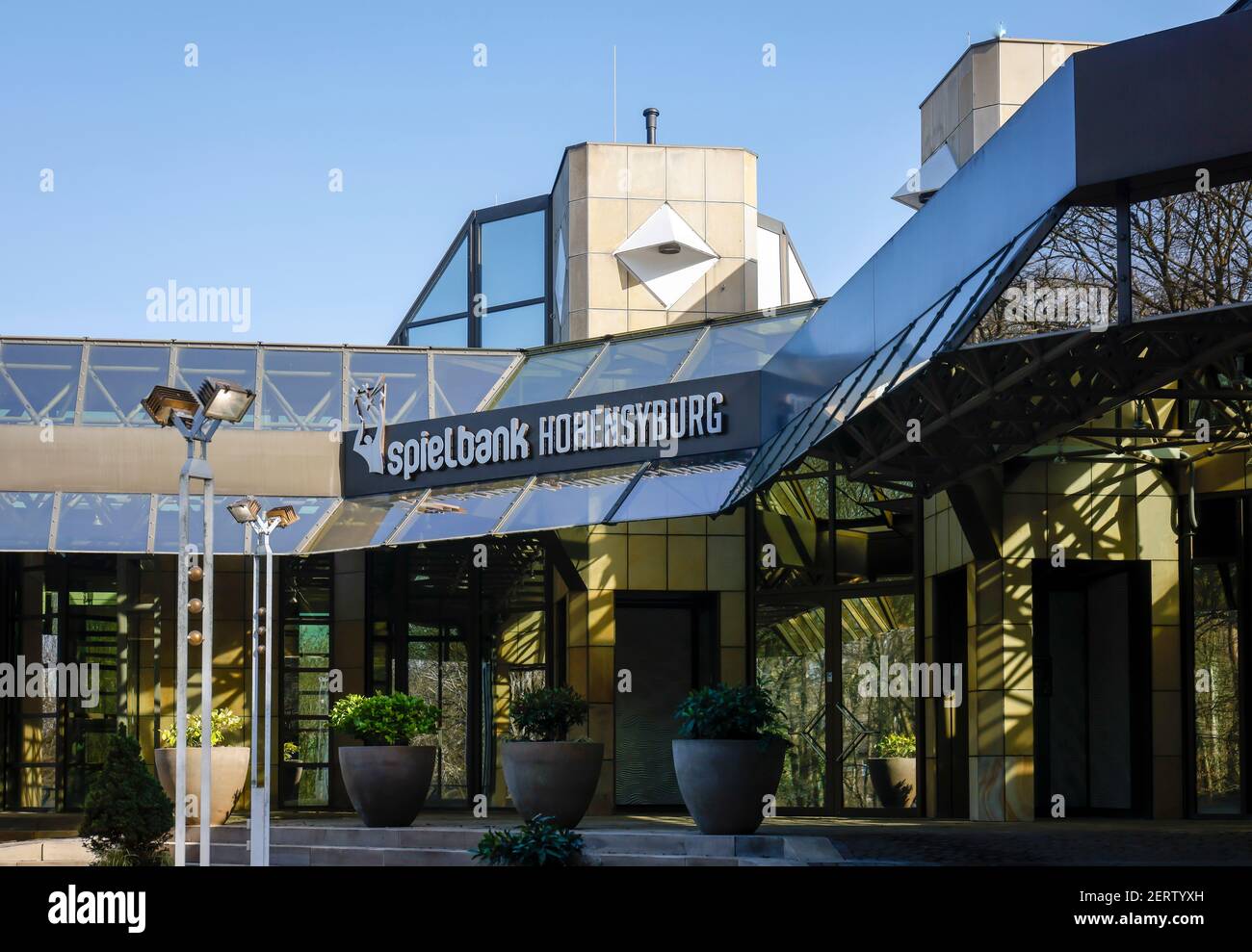 Dortmund, Nord Reno-Westfalia, Germania - Hohensyburg Casino. Foto Stock