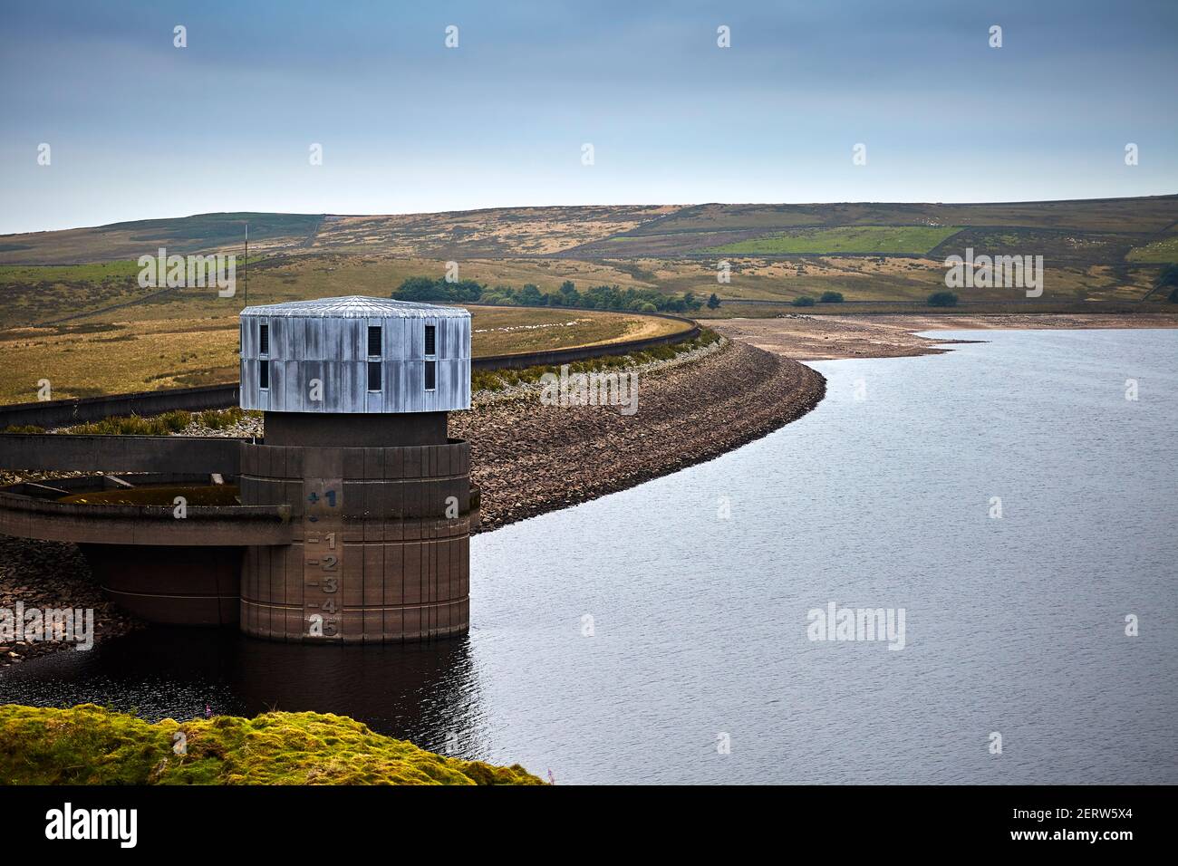 Lago artificiale di Grimwith, North Yorkshire. Foto Stock