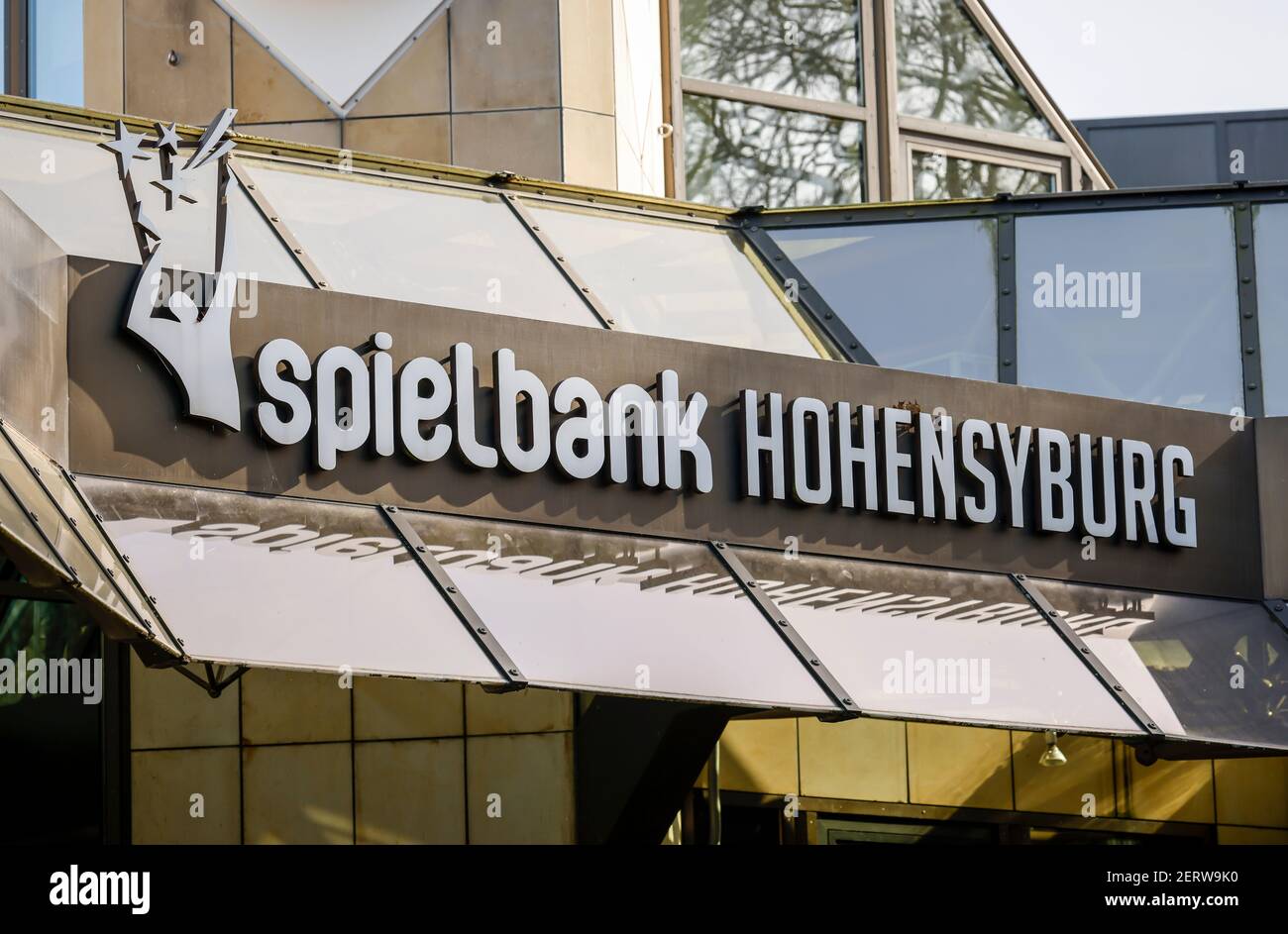 Dortmund, Nord Reno-Westfalia, Germania - Hohensyburg Casino. Foto Stock