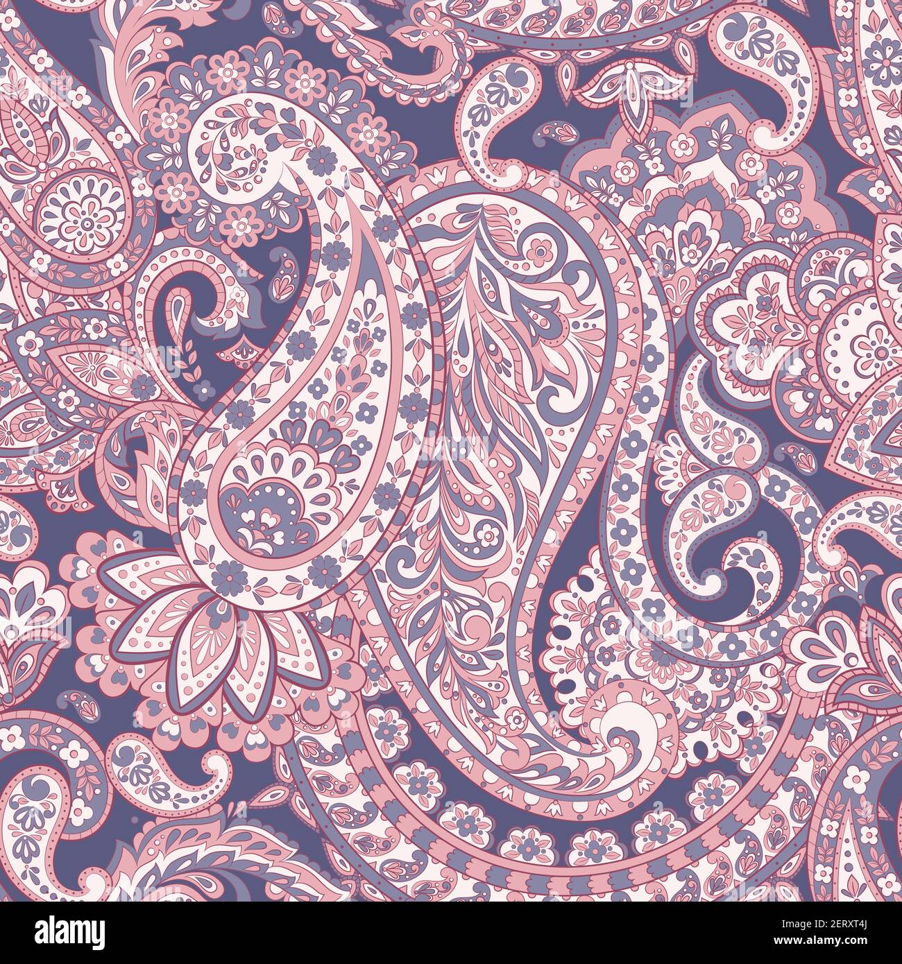 Paisley Ornamental modello senza giunture. Illustrazione Vettoriale