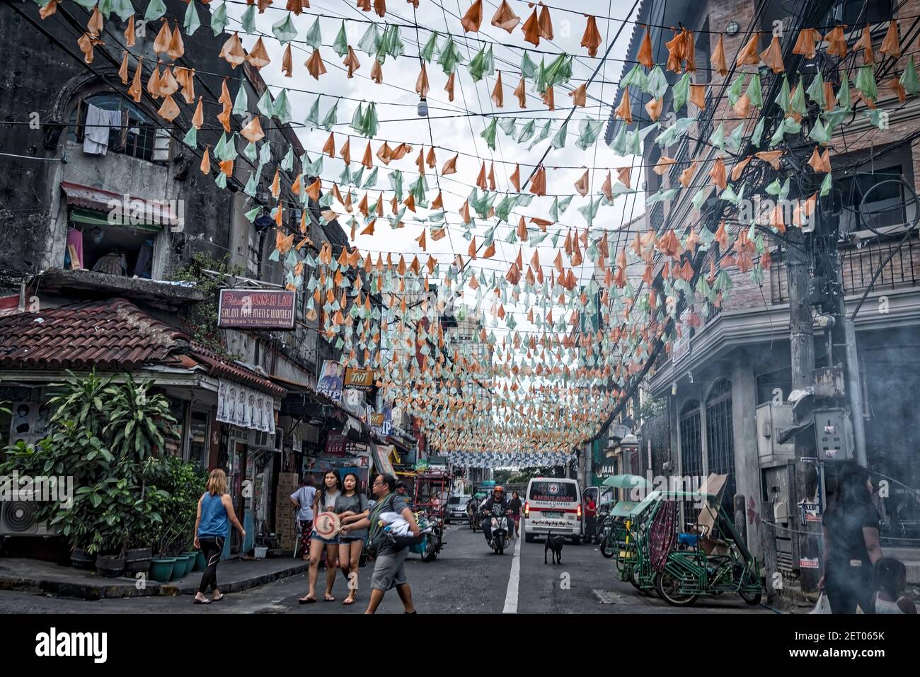 Intramuros, città murata, Manila, Filippine, Asia Foto Stock