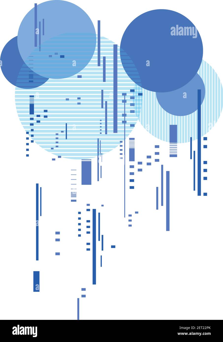 Background tecnologico astratto con oggetto semplice. Illustrazione Vettoriale
