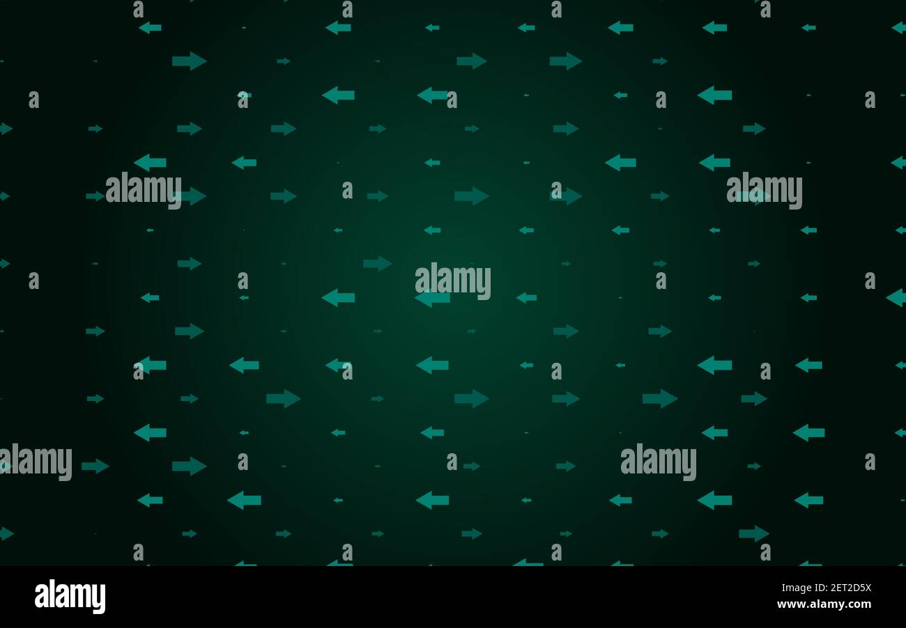 Movimento dei fondi con frecce a destra e a sinistra. Illustrazione Vettoriale