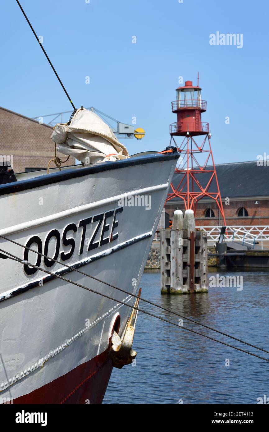 Den Helder Willemsoord ex cantiere navale della Royal Netherlands Navy a Den Helder. E 'ora un museo marittimo Paesi Bassi, Paesi Bassi, olandesi, Olanda. Foto Stock