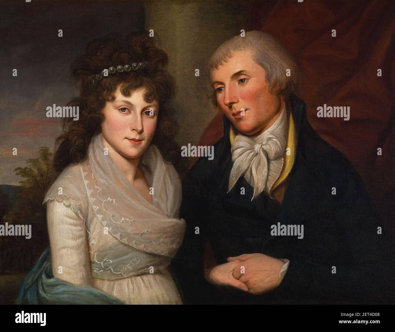 Sig. E Sig.ra Alexander Robinson di Charles Willson Peale. Foto Stock