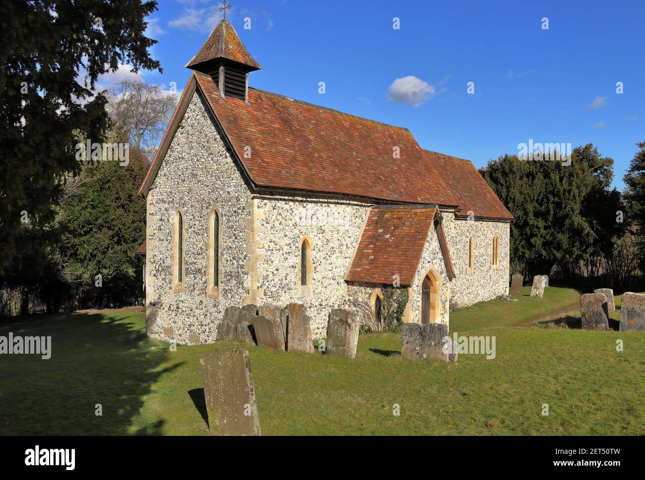 Un inglese rurale churchin il Hamlet di Pishill nel Sud Oxfordshire, Regno Unito Foto Stock