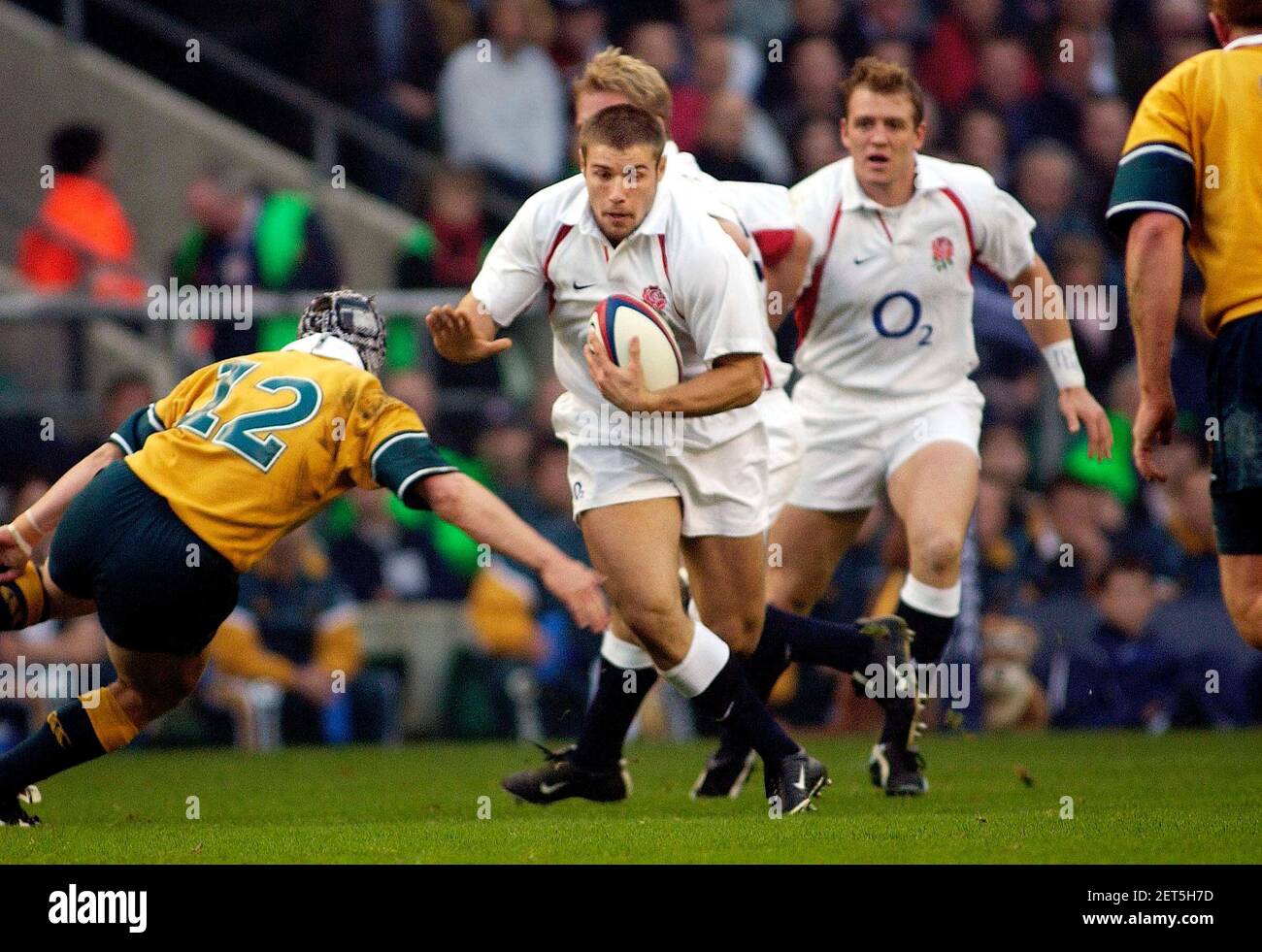 Rugby - Inghilterra / Australia - Novembre 2002 Foto Stock