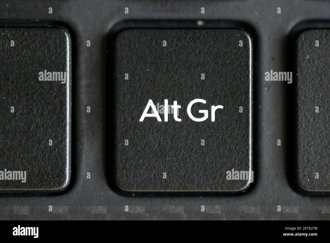Tasto Alt Gr sulla tastiera di un computer portatile Foto stock - Alamy