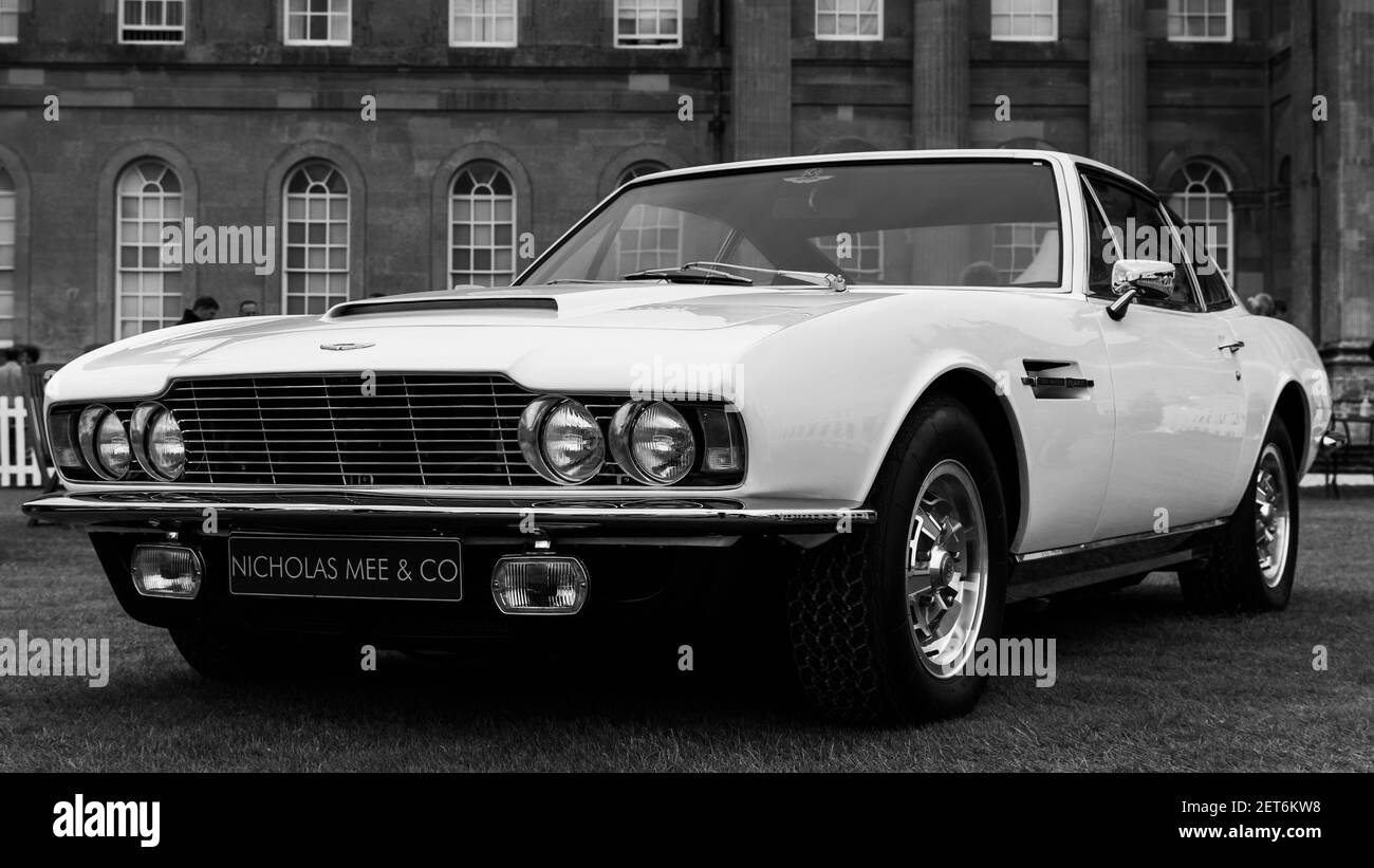 1970 Aston Martin DBS V8 in mostra al Concours d’Elegance si è tenuto a Blenheim Palace il 26 settembre 2020 Foto Stock
