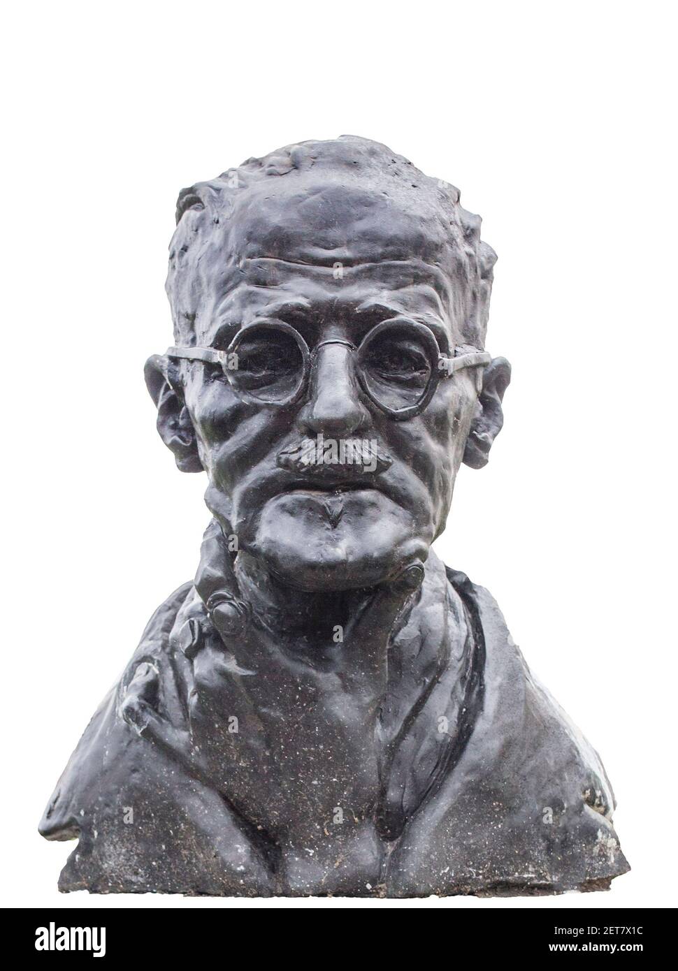 James Joyce busto. Scolpito da Marjorie Fitzgibbon. St Stephen Green, Dublino, Irlanda Foto Stock