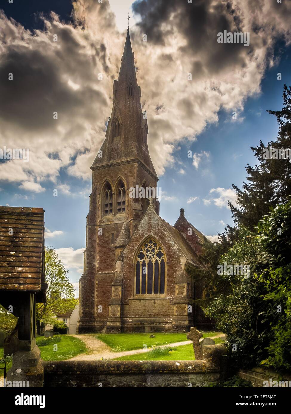 St Marys Church Mortimer, Berkshire Foto Stock