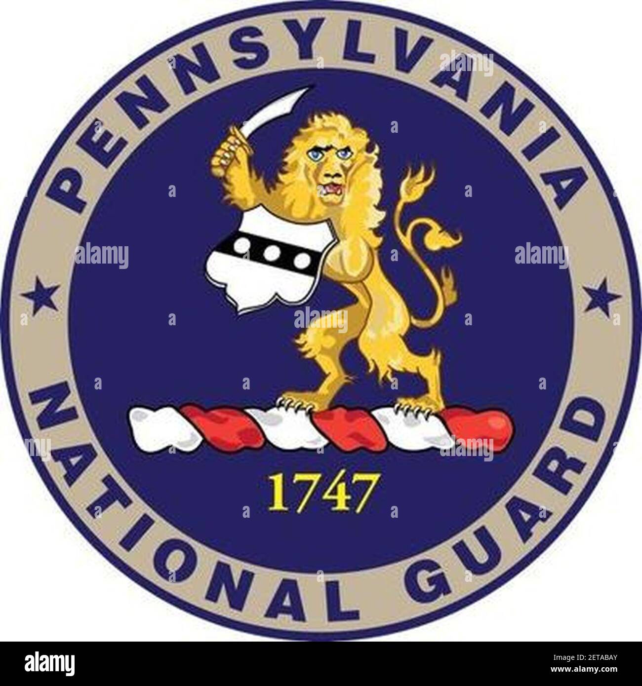 Logo della Pennsylvania National Guard. Foto Stock