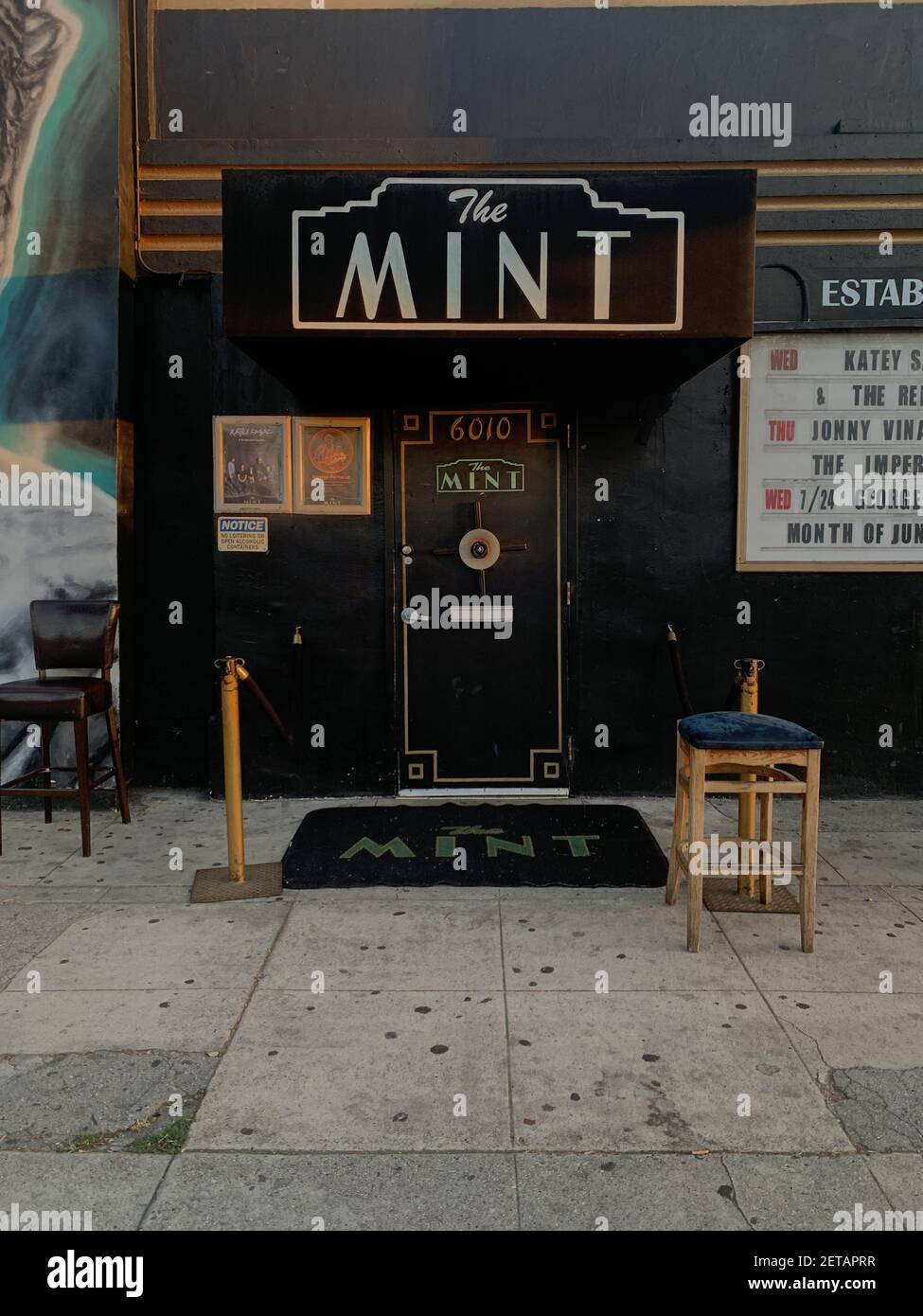 WEST PALM BEACH, STATI UNITI - 28 Giugno 2019: The Mint bar and lounge a Los Angeles, California USA. Foto Stock