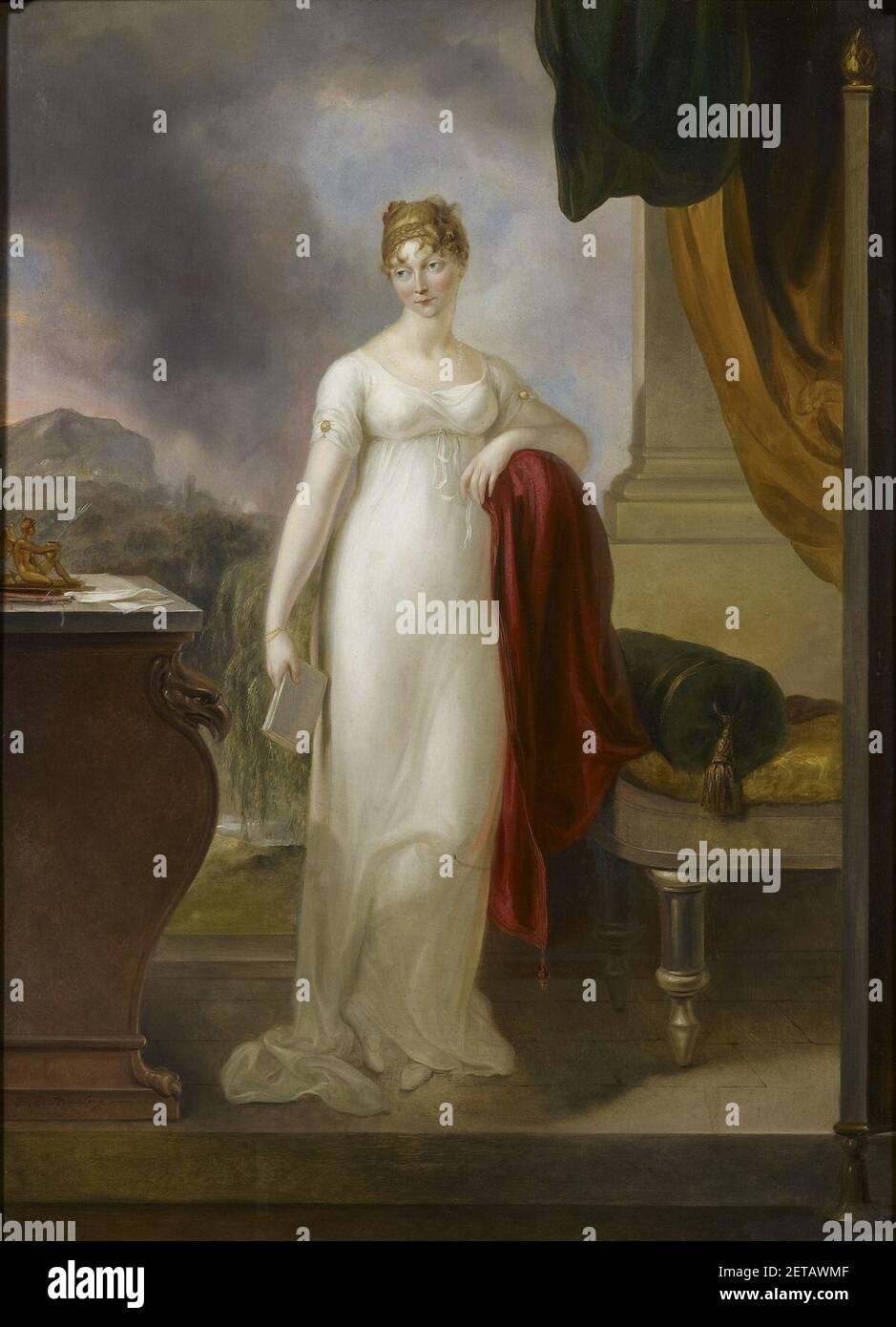 Peter Edward Stroehling (1768-c.. 1826) - Principessa Amelia (1783-1810) Foto Stock