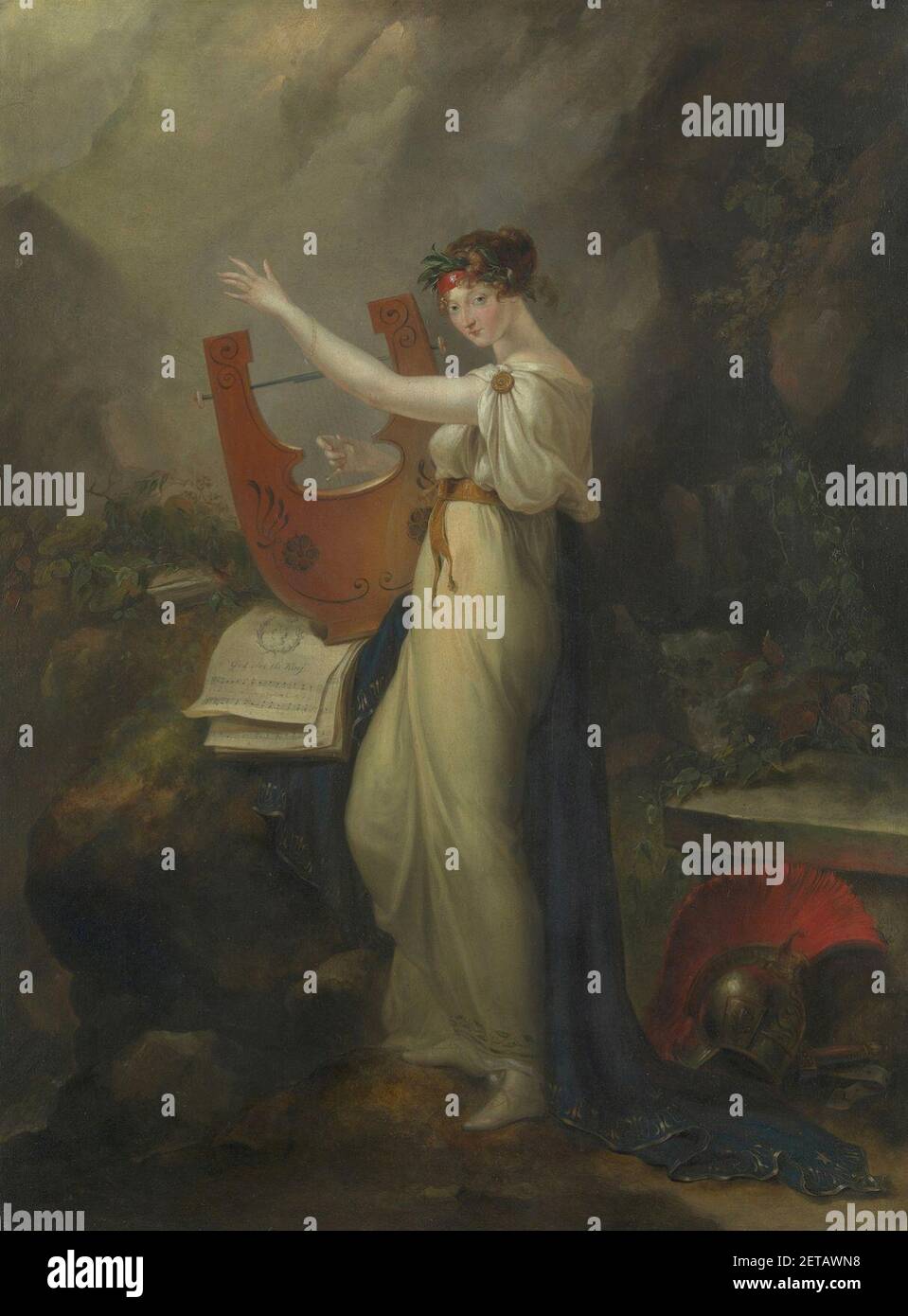 Peter Edward Stroehling (1768-c.. 1826) - Principessa Amelia (1783-1810) Foto Stock