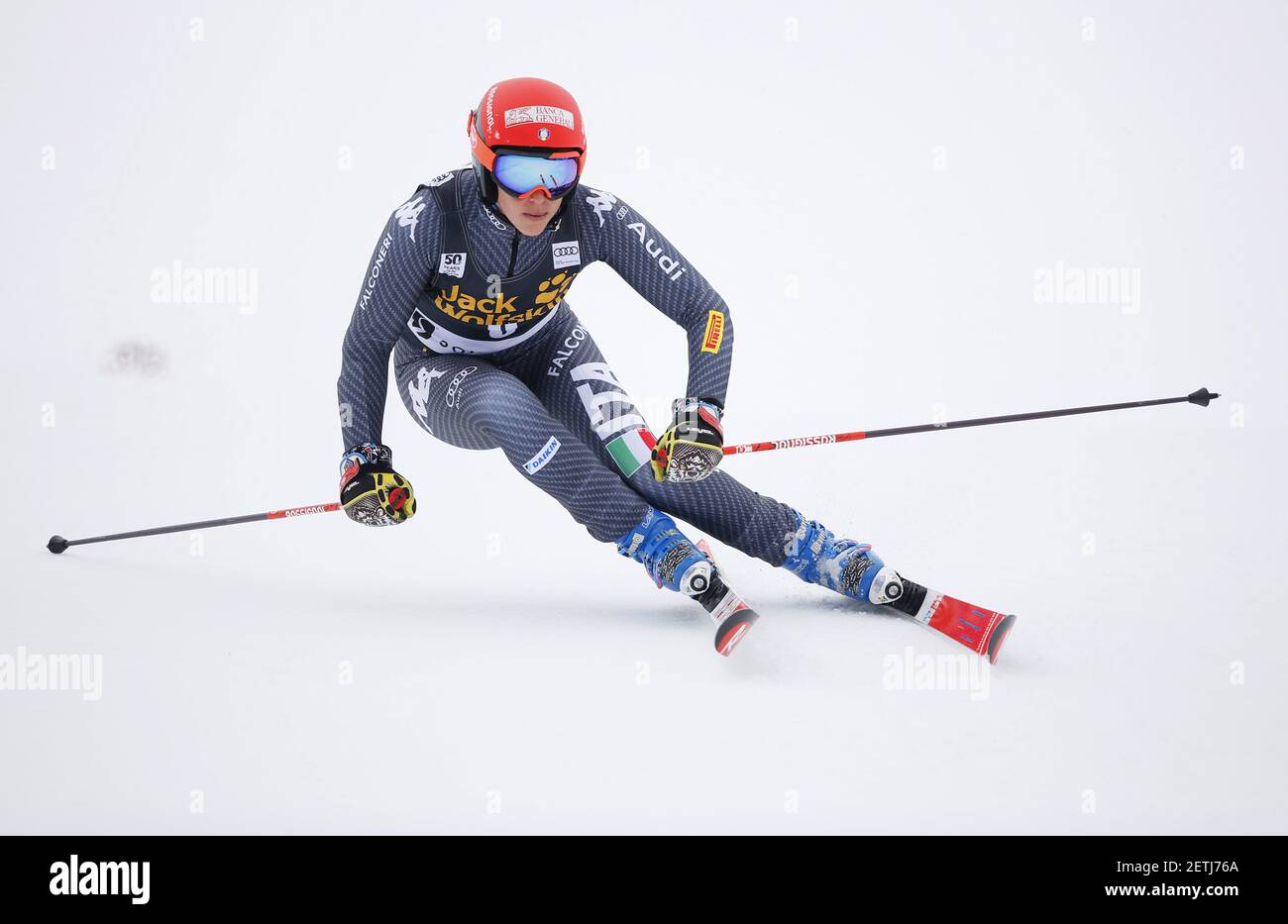 10 marzo 2017; Olympic Valley, CA, USA; Federica Brignone in Italia durante  la prima corsa delle donne di slalom gigante nella Coppa del mondo di sci  alpino Audi FIS a Squaw Valley.