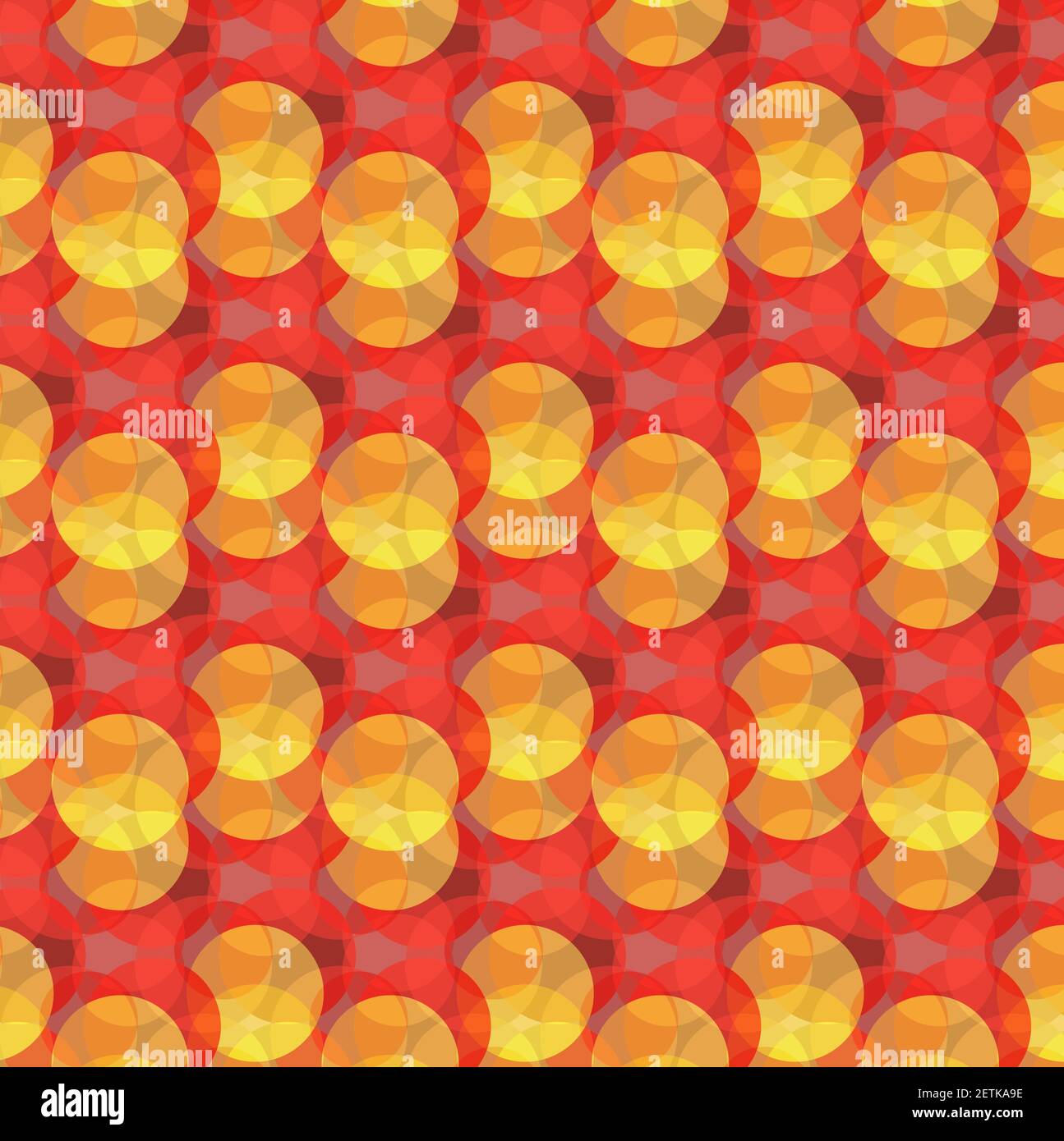 motivo vettoriale senza giunture rosso e arancione casuale Illustrazione Vettoriale