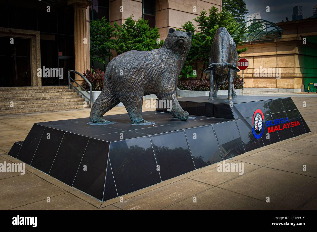 Bursa Malaysia (Borsa), Kuala Lumpur Foto Stock