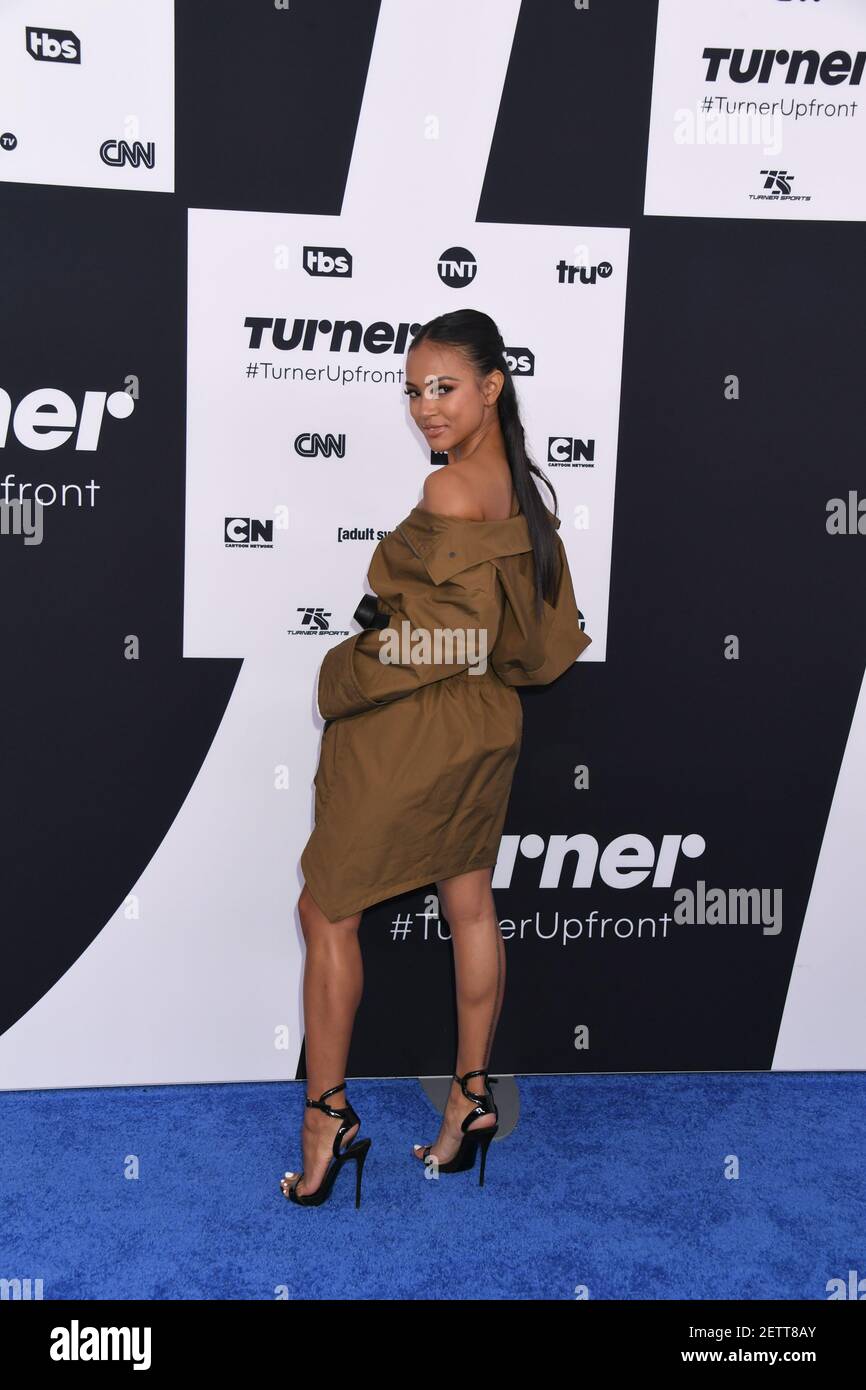 Karrueche Tran arriva al Turner 2017 di fronte, tenuto a Madison Square Garden a New York City, mercoledì 17 maggio 2017. (Foto di Elise Leclerc) *** si prega di utilizzare credito da campo di credito *** Foto Stock