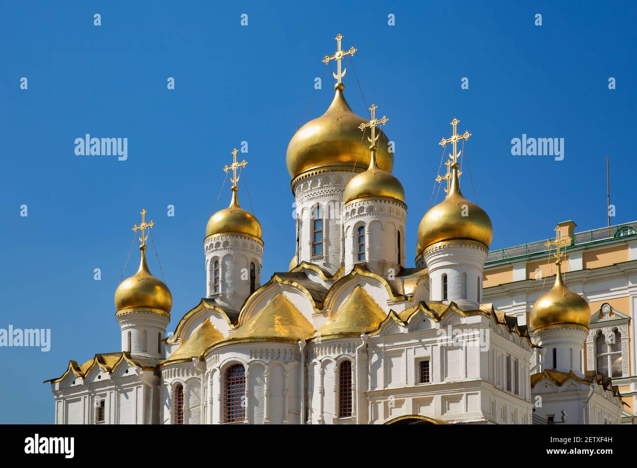 La Cattedrale dell'Annunciazione. Cremlino di Mosca. Russia Foto Stock
