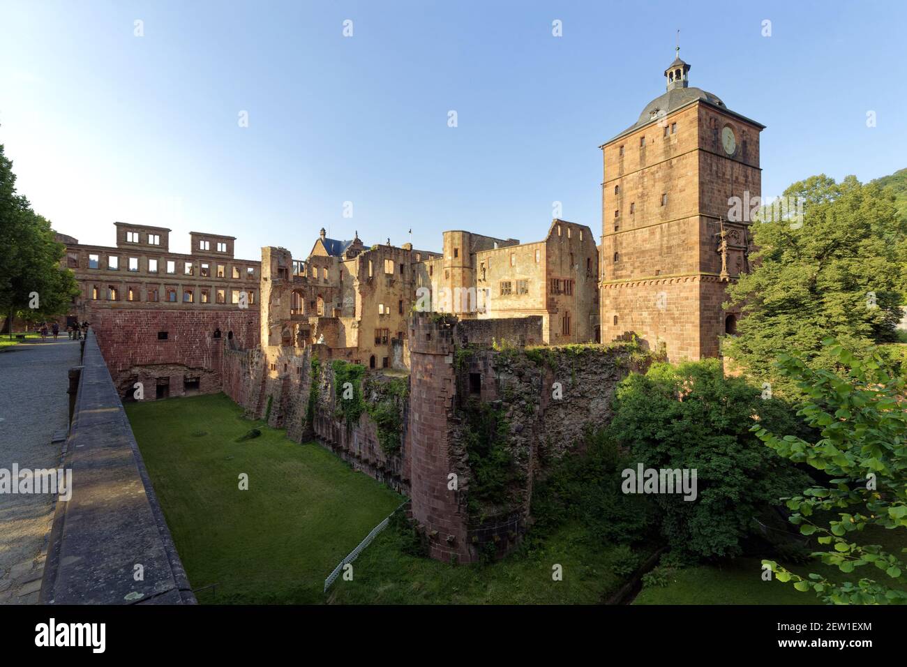 Germania, Baden Württemberg, Castello di Heidelberg Foto Stock