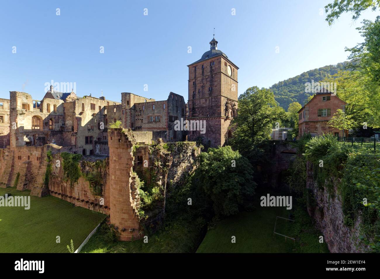 Germania, Baden Württemberg, Castello di Heidelberg Foto Stock