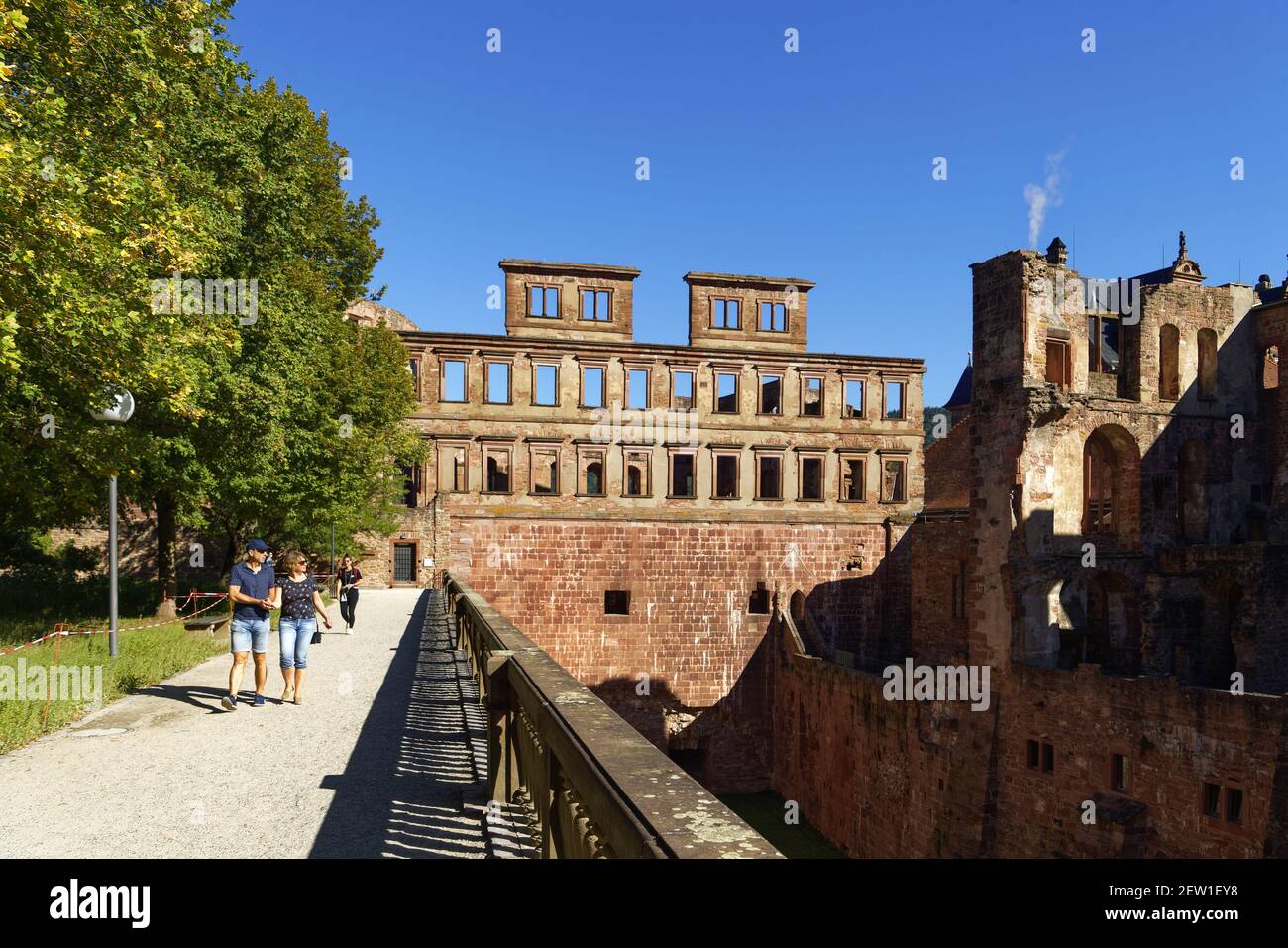 Germania, Baden Württemberg, Castello di Heidelberg Foto Stock