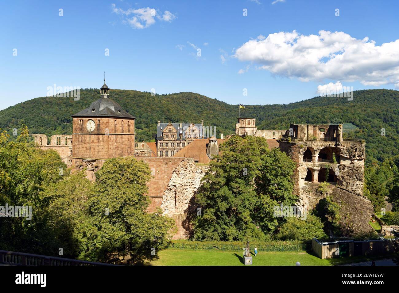 Germania, Baden Württemberg, Castello di Heidelberg Foto Stock