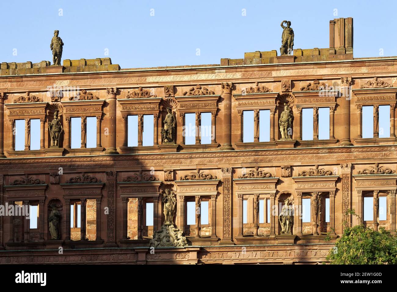 Germania, Baden Württemberg, Castello di Heidelberg Foto Stock