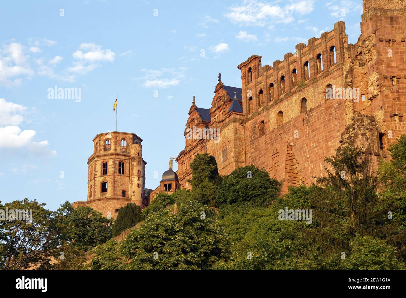 Germania, Baden Wurttemberg, Heidelberg, il castello Foto Stock