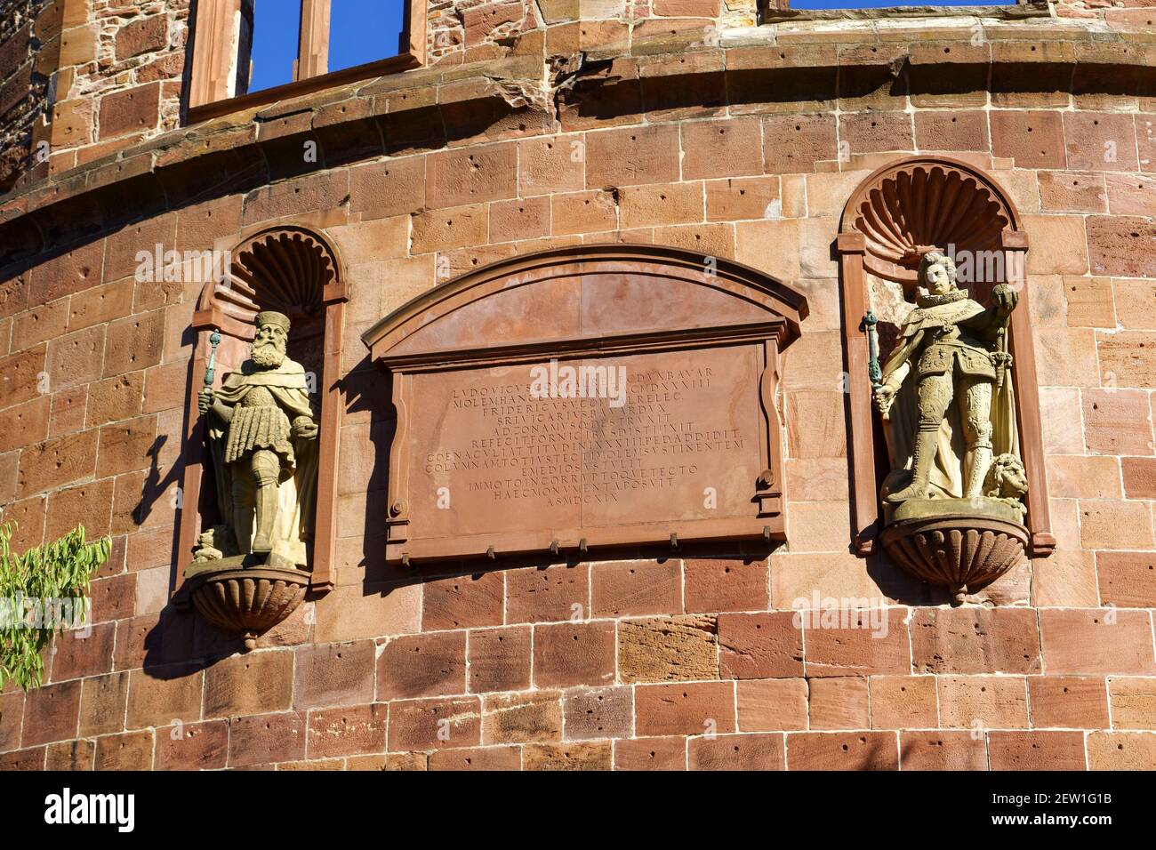 Germania, Baden Württemberg, Castello di Heidelberg, Torturm Foto Stock