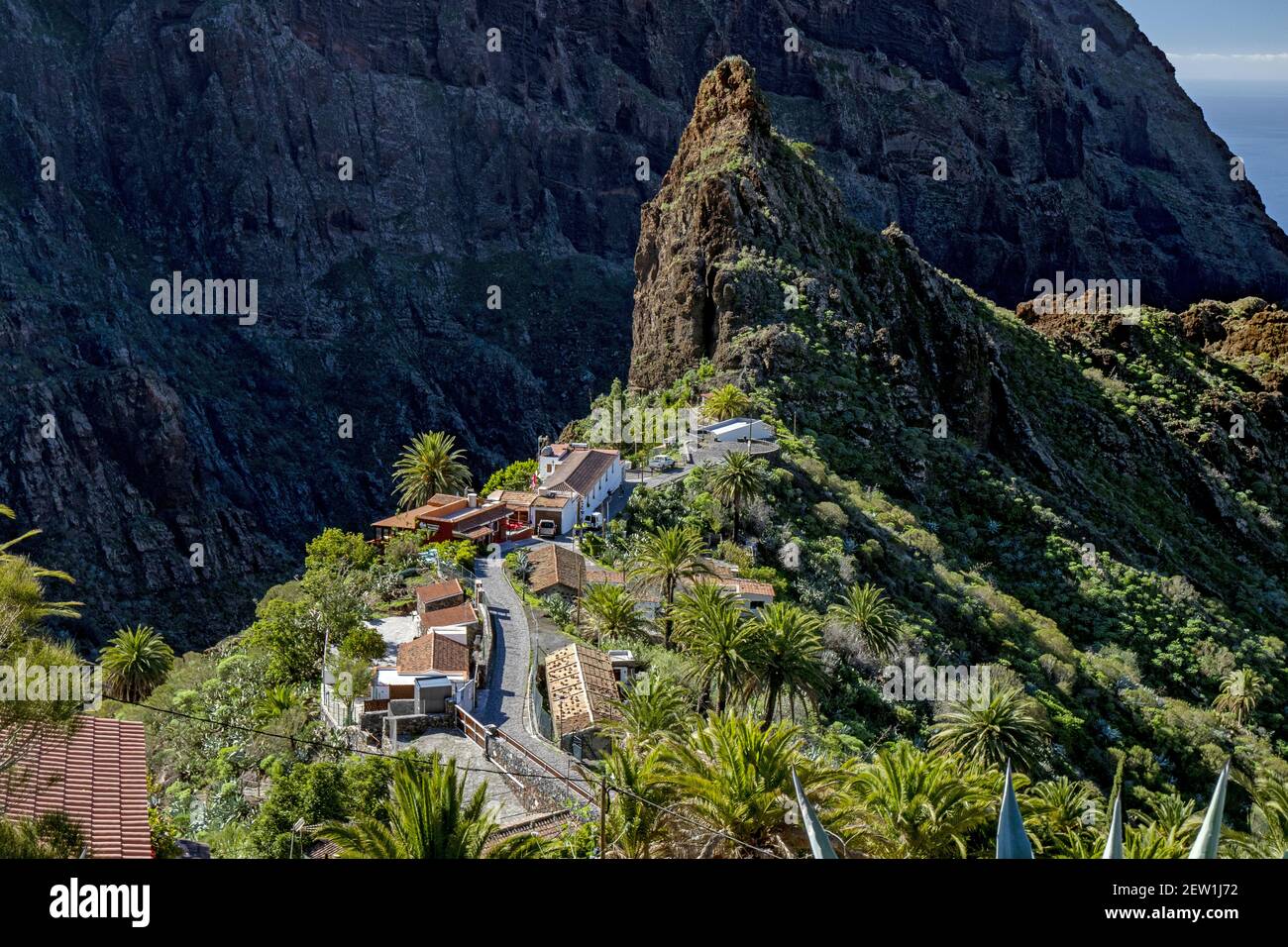 Spagna Isole Canarie Tenerife Island, Masca Foto Stock