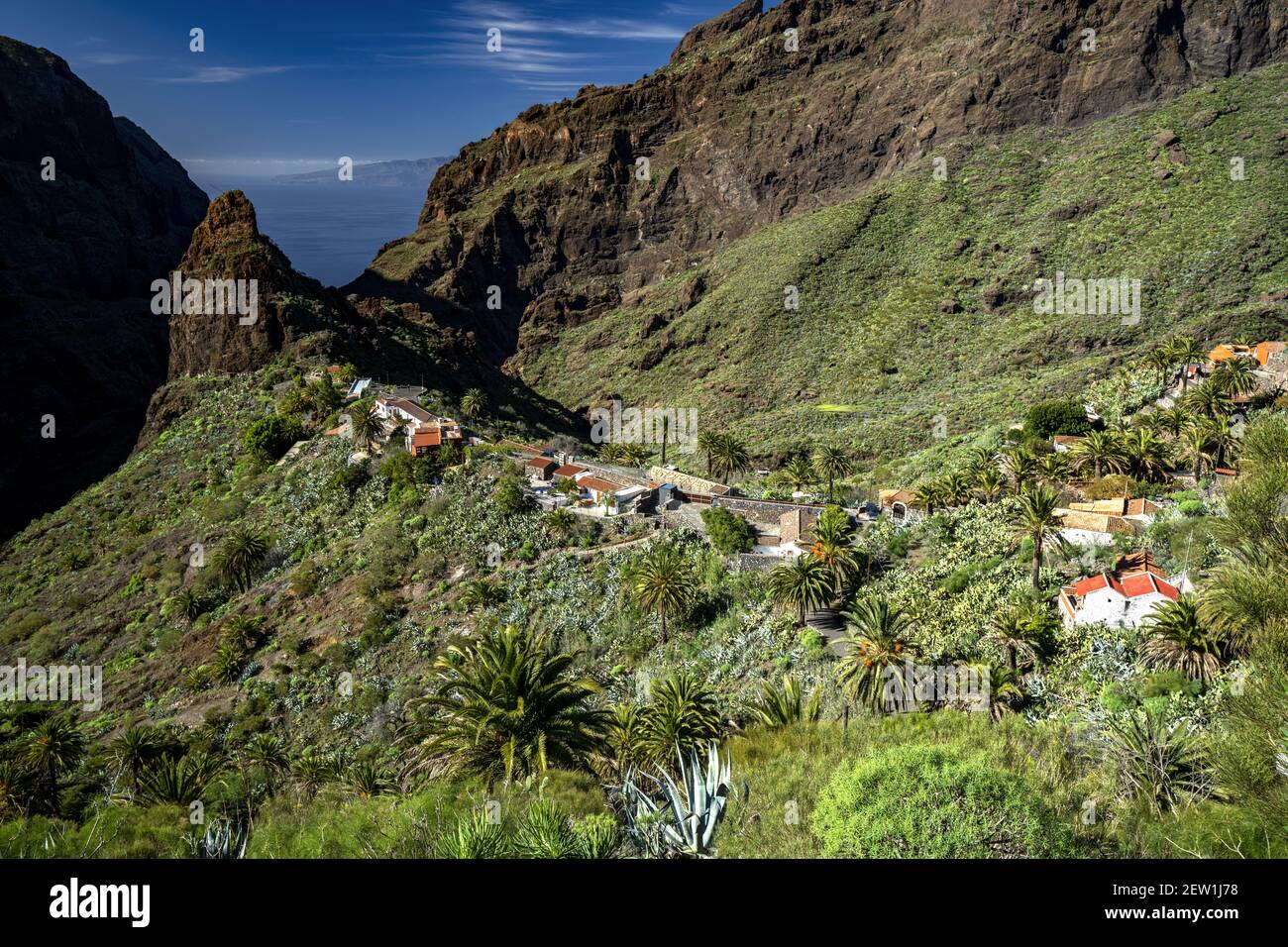 Spagna Isole Canarie Tenerife Island, Masca Foto Stock