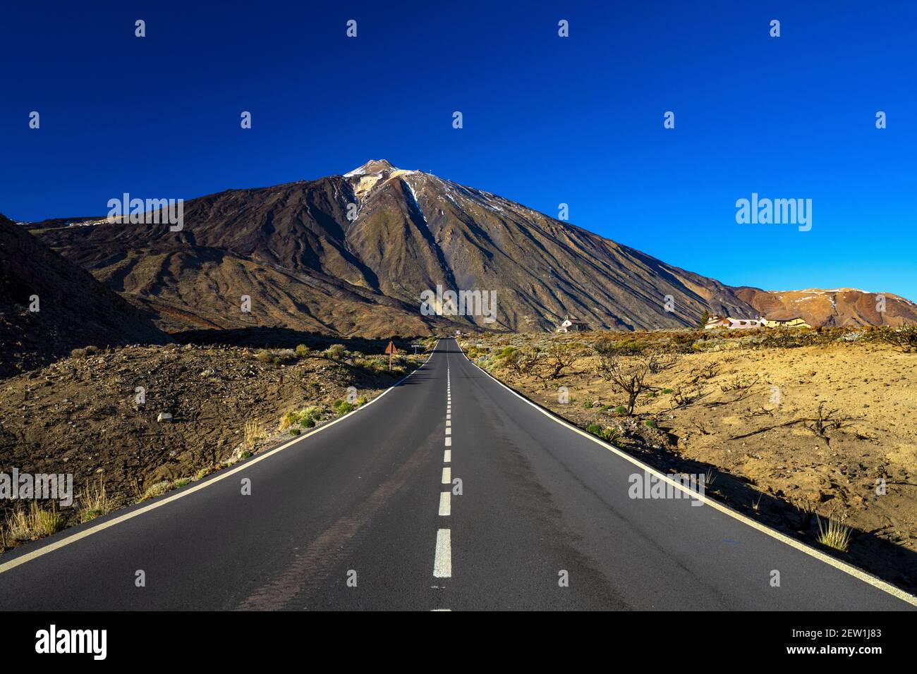Spagna, Isole Canarie, isola di Tenerife, il Monte Teide è alto 12,198 metri Foto Stock