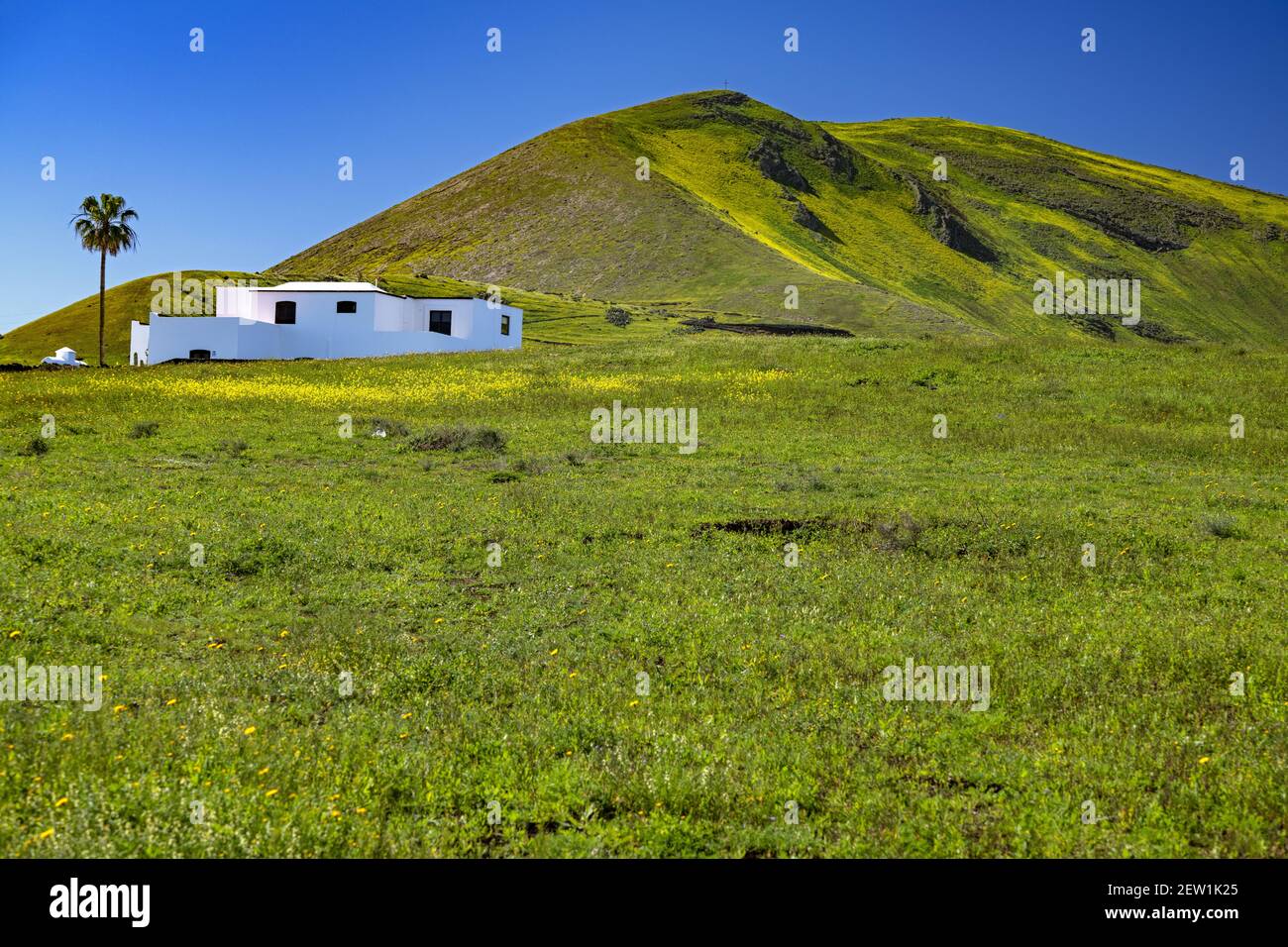 Spagna, Isole Canarie, Isola di Lanzarote, Tinajo Foto Stock