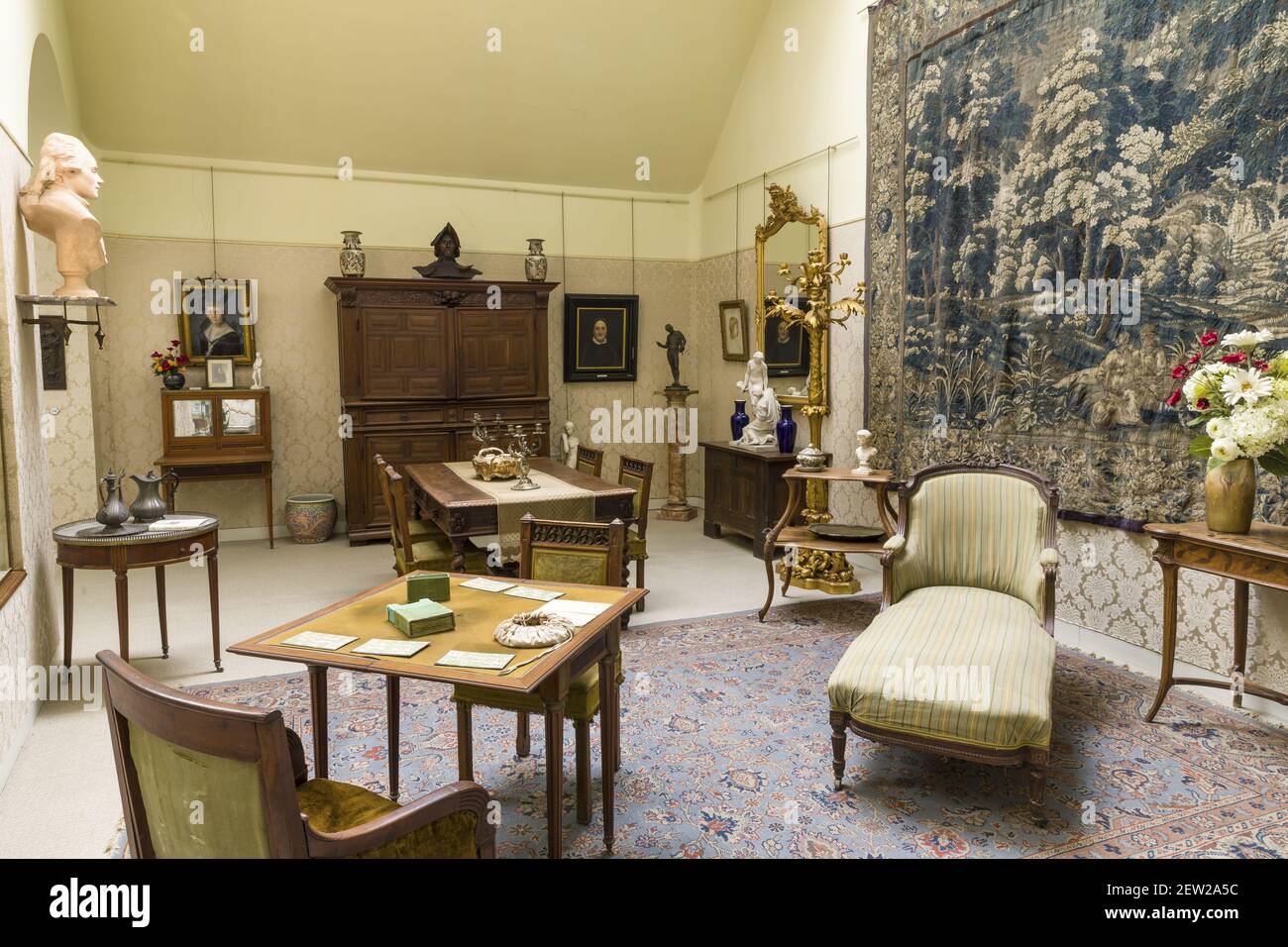 Francia, Loiret, Valle della Loira dichiarata Patrimonio Mondiale dall'UNESCO, Jargeau, Oscar Roty museo, Oscar Roty è un noto incisore autore di la Semeuse Foto Stock