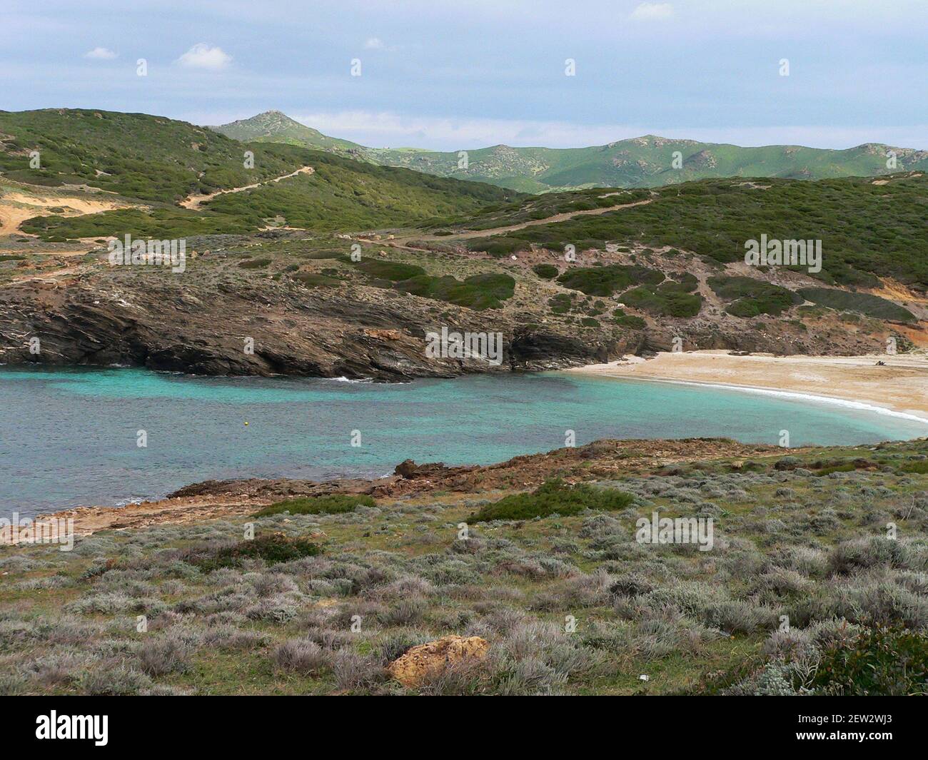 Argentiera, costa nord-occidentale della Sardegna, Italia Foto Stock